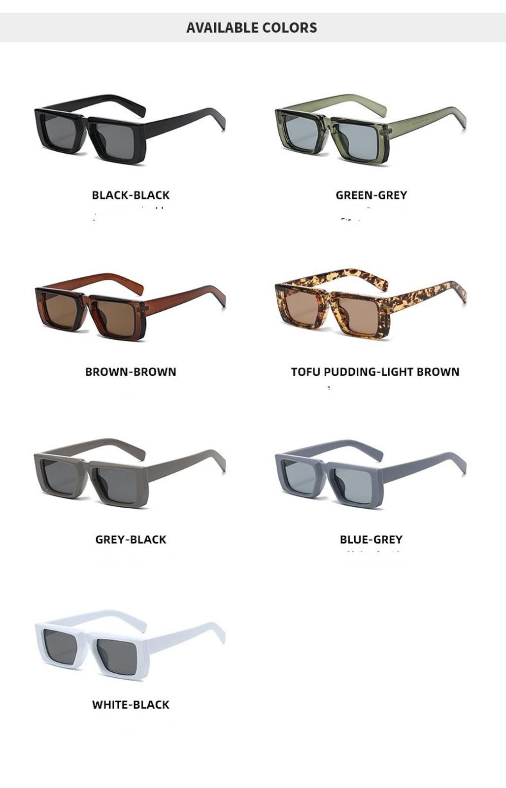 The Unbranded Brand Y2K Hot Girl Super Street Shooting Sun Glasses Size ONE SIZE - 9 Thumbnail