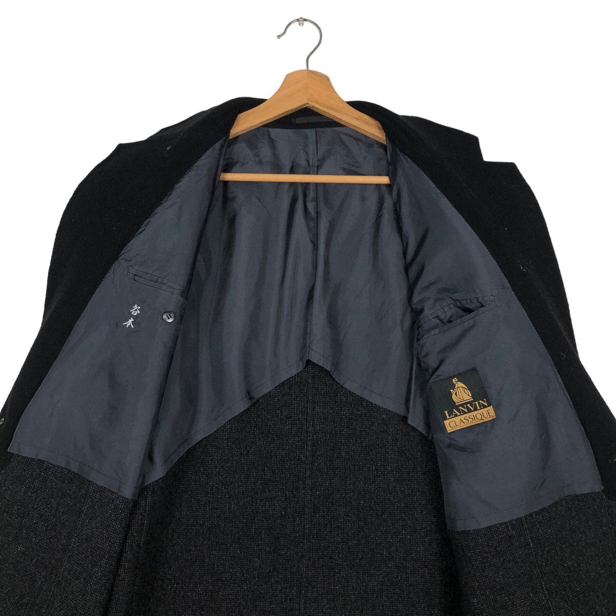 Japanese Brand 🔥Vintage Wool Chore Jacket Lanvin Classique Double Breast Size US M / EU 48-50 / 2 - 14 Thumbnail