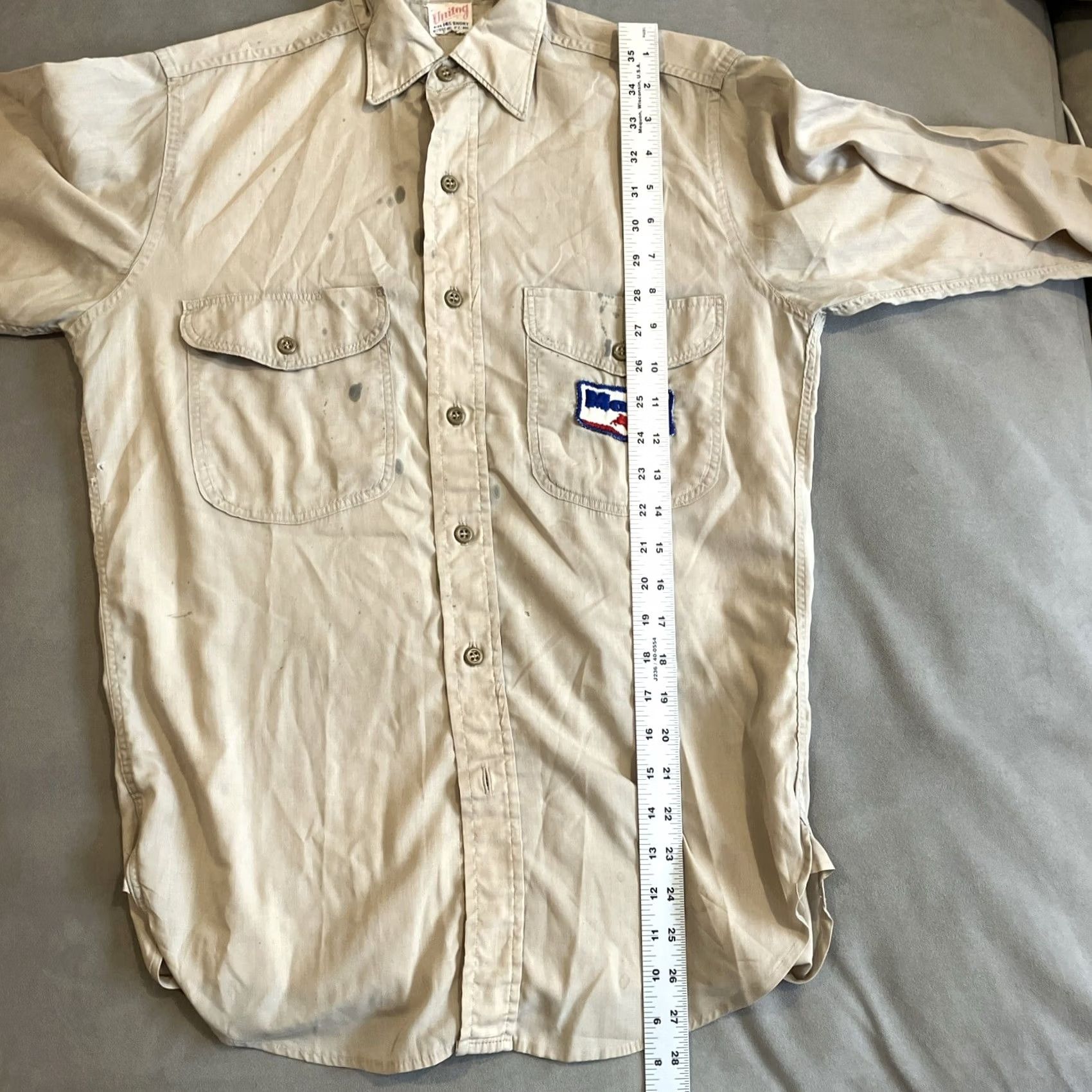 GAS Awesome Vintage Unitog Gas Station Attendant Long Sleeve Shirt M Size US M / EU 48-50 / 2 - 7 Thumbnail