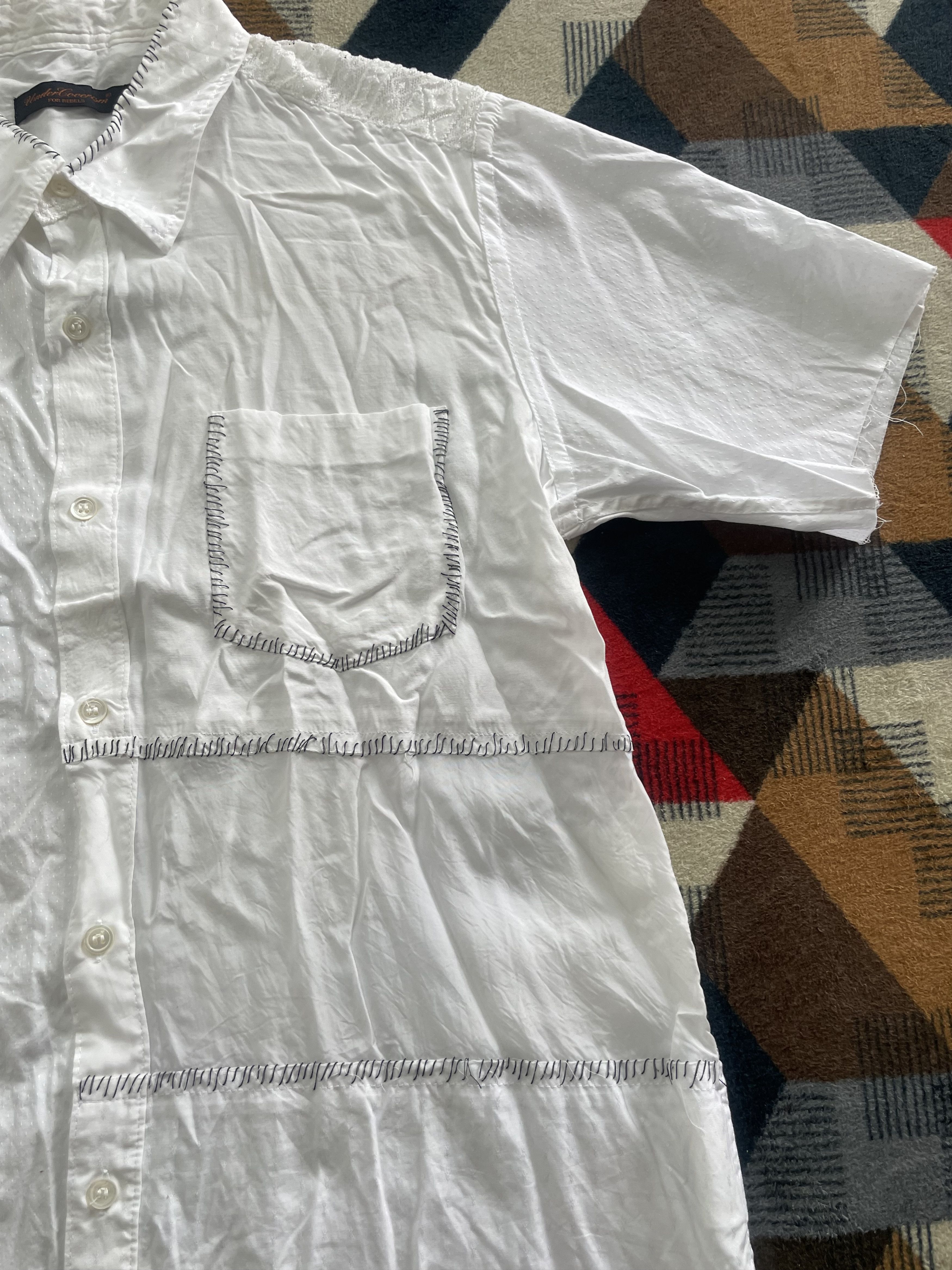 Undercover Undercover SCAB S/S03 Stitched Button Shirt Size US M / EU 48-50 / 2 - 4 Thumbnail