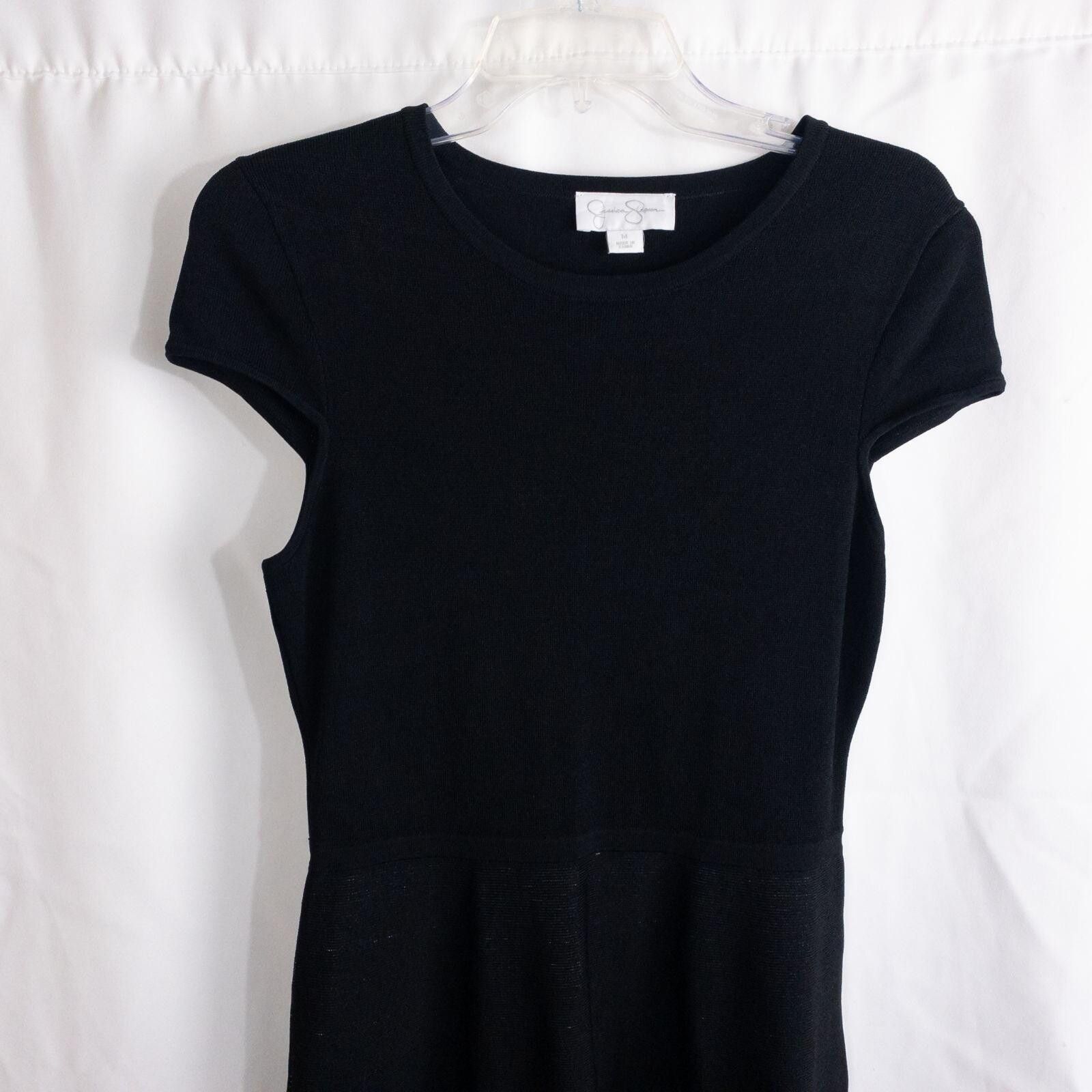 Other Jessica Simpson Black Solid Dress Womens Medium Size M / US 6-8 / IT 42-44 - 3 Thumbnail