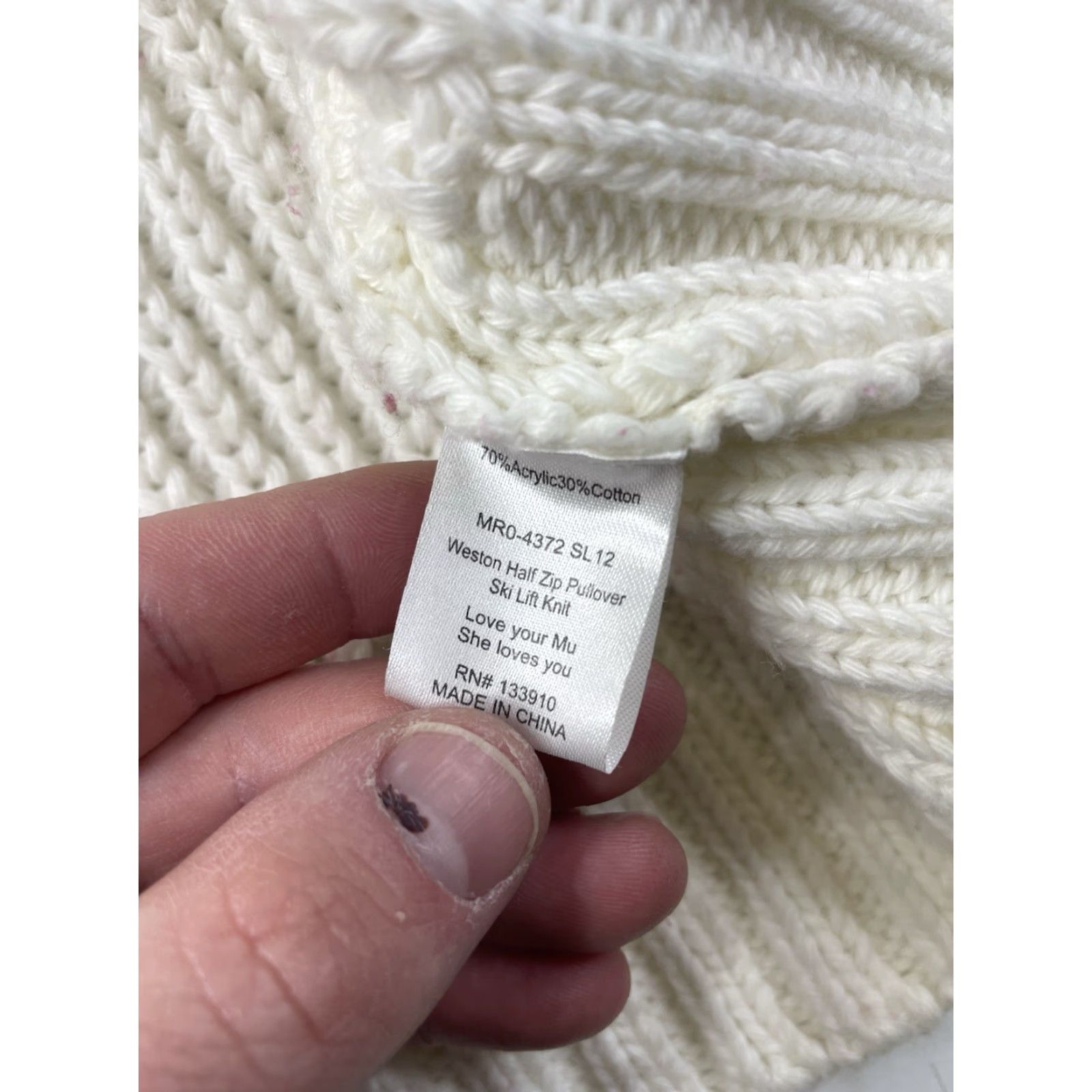 Show Me Your MuMu VINTAGE Show Me Your Mumu Weston Half Zip Pullover Ski Lift Knit Sweater Womens XS Size XS / US 0-2 / IT 36-38 - 8 Thumbnail