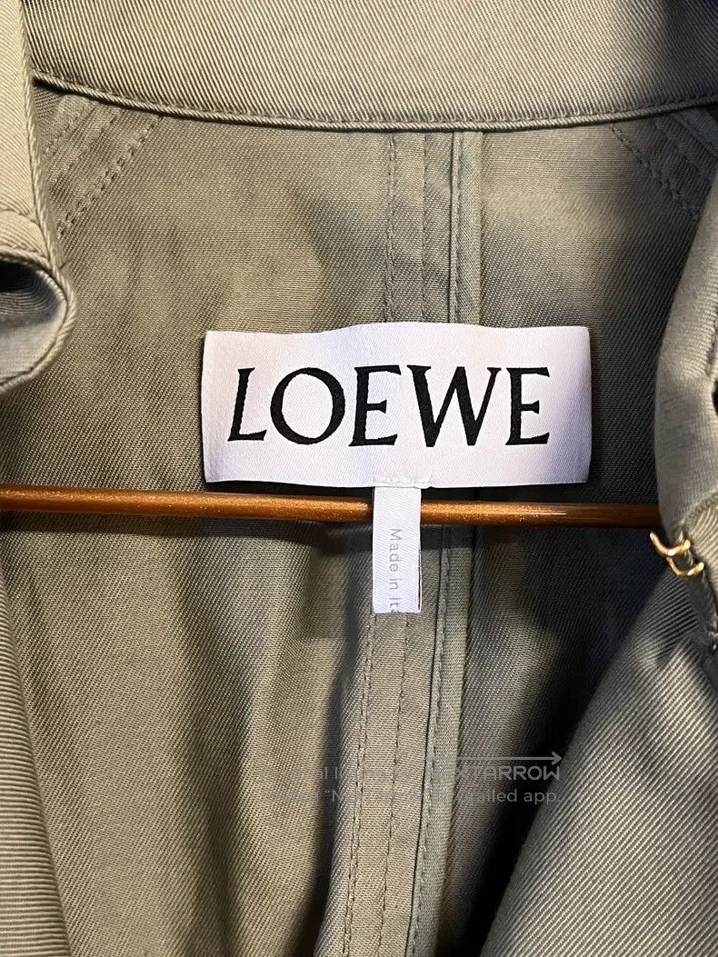 Loewe Loewe Military Green Short Length Windbreaker Jacket Size XXS / US 00 / IT 34 - 2 Thumbnail