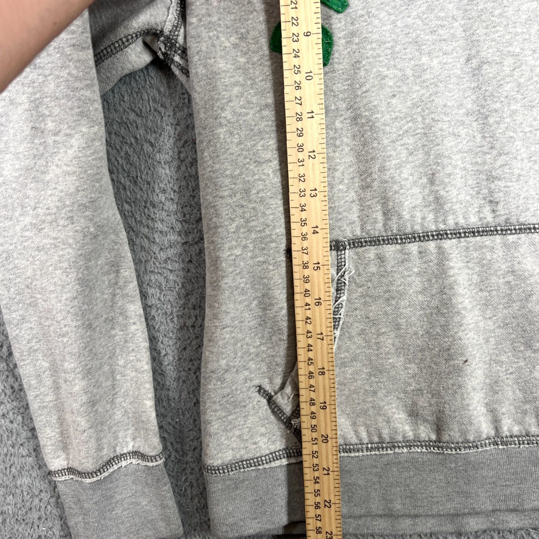 Vintage Aéropostale Dream On Exposed Seam Hoodie Pullover Sweatshirt Long Sleeve Gray M Size M / US 6-8 / IT 42-44 - 4 Thumbnail
