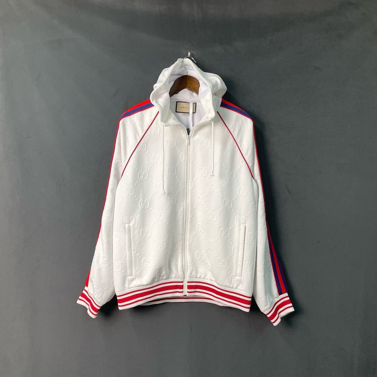 Gucci Gucci White dark pattern full print jacket 2501-Nextarrow Size US M / EU 48-50 / 2 - 2 Thumbnail