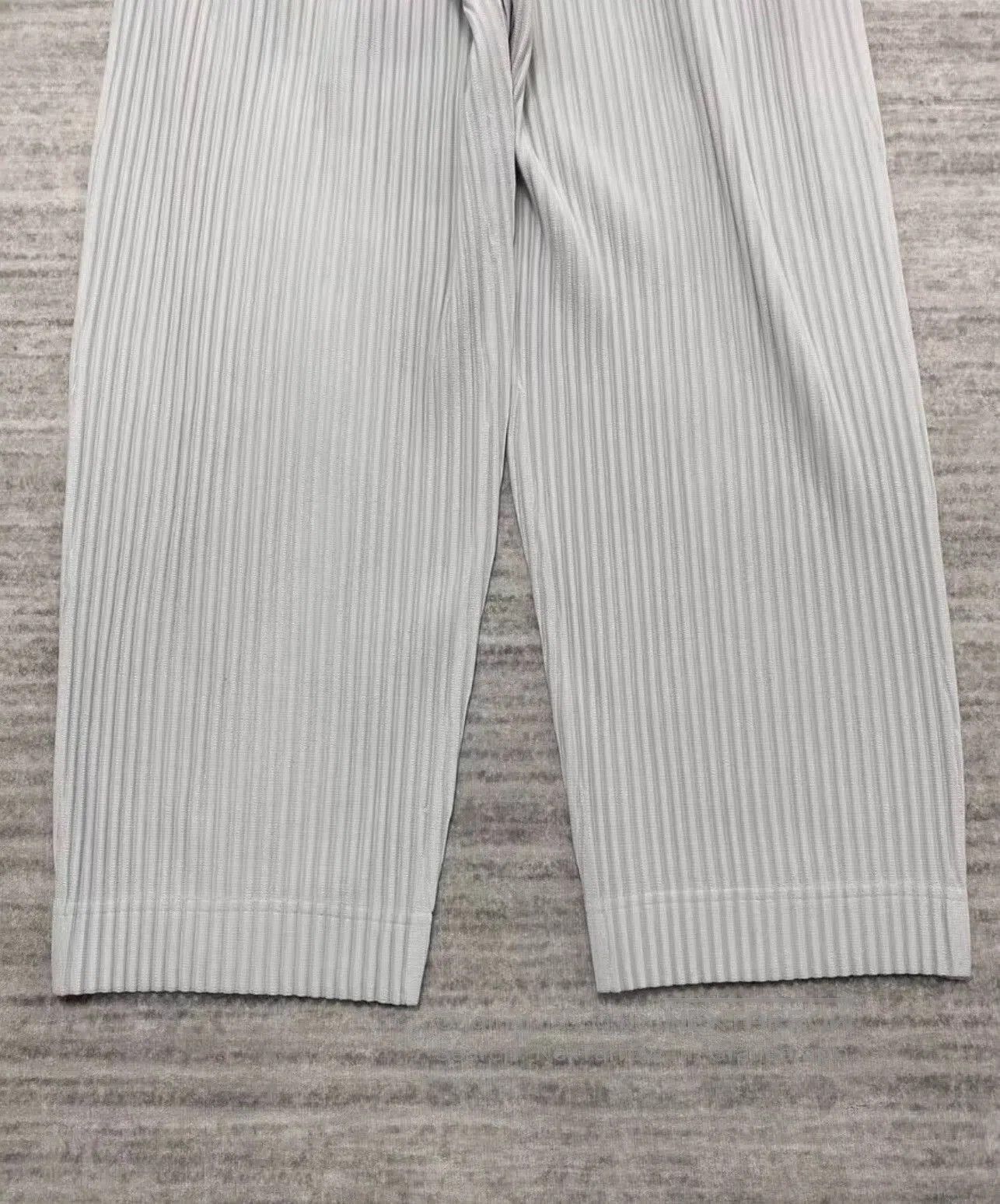 Homme Plisse Issey Miyake issey miyake gray pleated long pants. Size US 36 / EU 52 - 6 Thumbnail