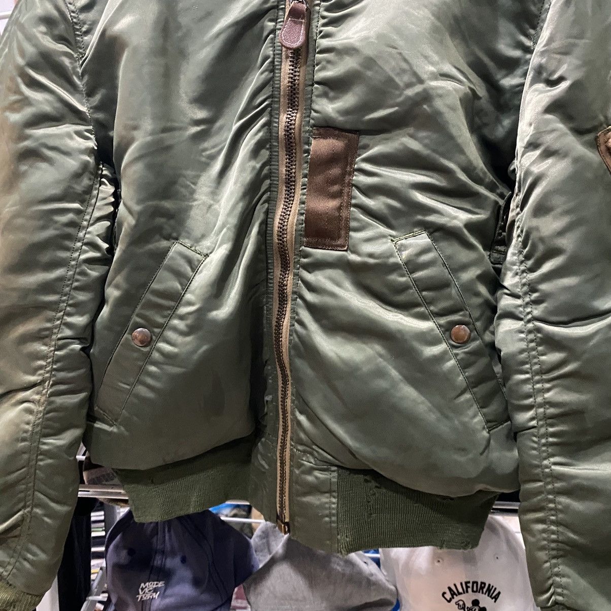 Alpha Industries Vintage MA-1 Alpha Industries Bomber Jacket "309th FTR SQDN" Size US M / EU 48-50 / 2 - 8 Thumbnail