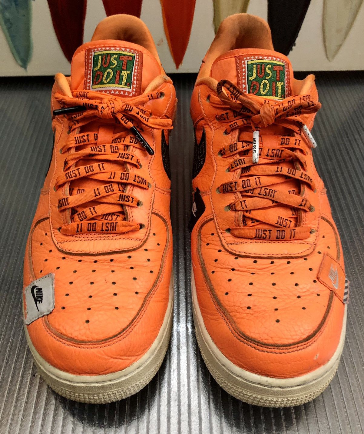 Nike Nike Air Force 1 Low Just Do It Pack total orange 10 US Size US 10 / EU 43 - 2 Thumbnail