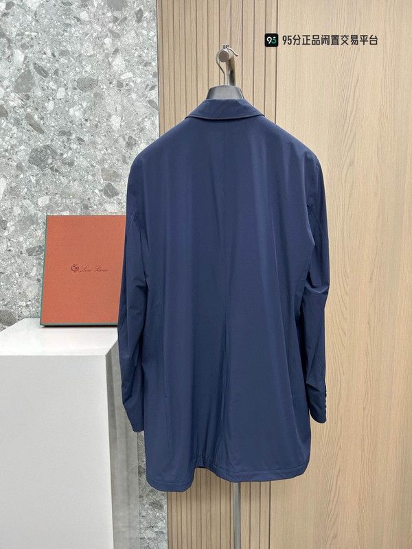 Loro Piana Loro Piana SS25 Men's Solid Long-Sleeve Windbreaker Size US XL / EU 56 / 4 - 1 Thumbnail