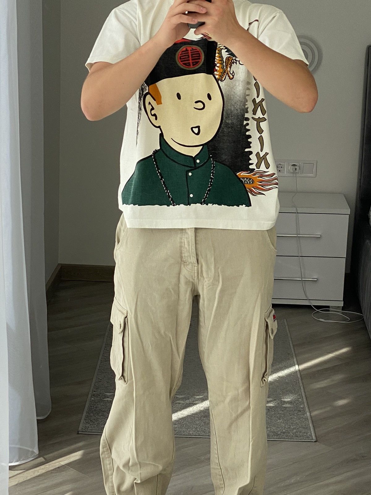 JNCO × Tommy Hilfiger × Vintage Crazy Vintage Y2K Baggy Multi-Pocket Skater Jeans JNCO Cargo Size US 34 / EU 50 - 9 Thumbnail