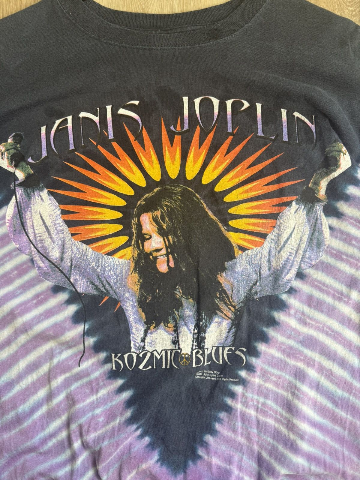 Band Tees × Vintage Crazy Vintage Janis Joplin Tee Size US L / EU 52-54 / 3 - 3 Thumbnail