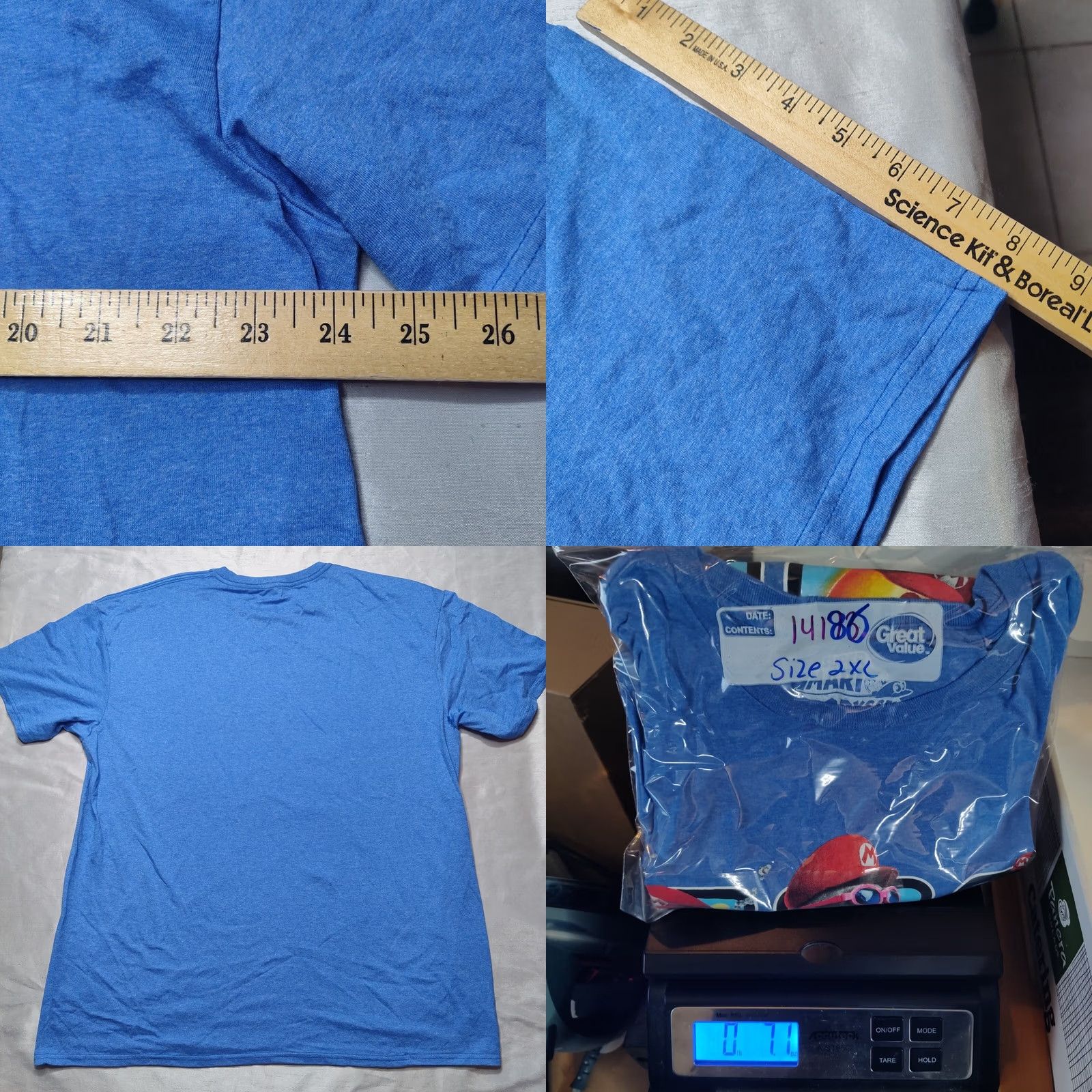 Nintendo NINTENDO SUPER MARIO ODYSSEY Men 2XL Blue Short Sleeve T-Shirt NEW Shirt Size 2XL Mens Woman Size US XXL / EU 58 / 5 - 8 Thumbnail
