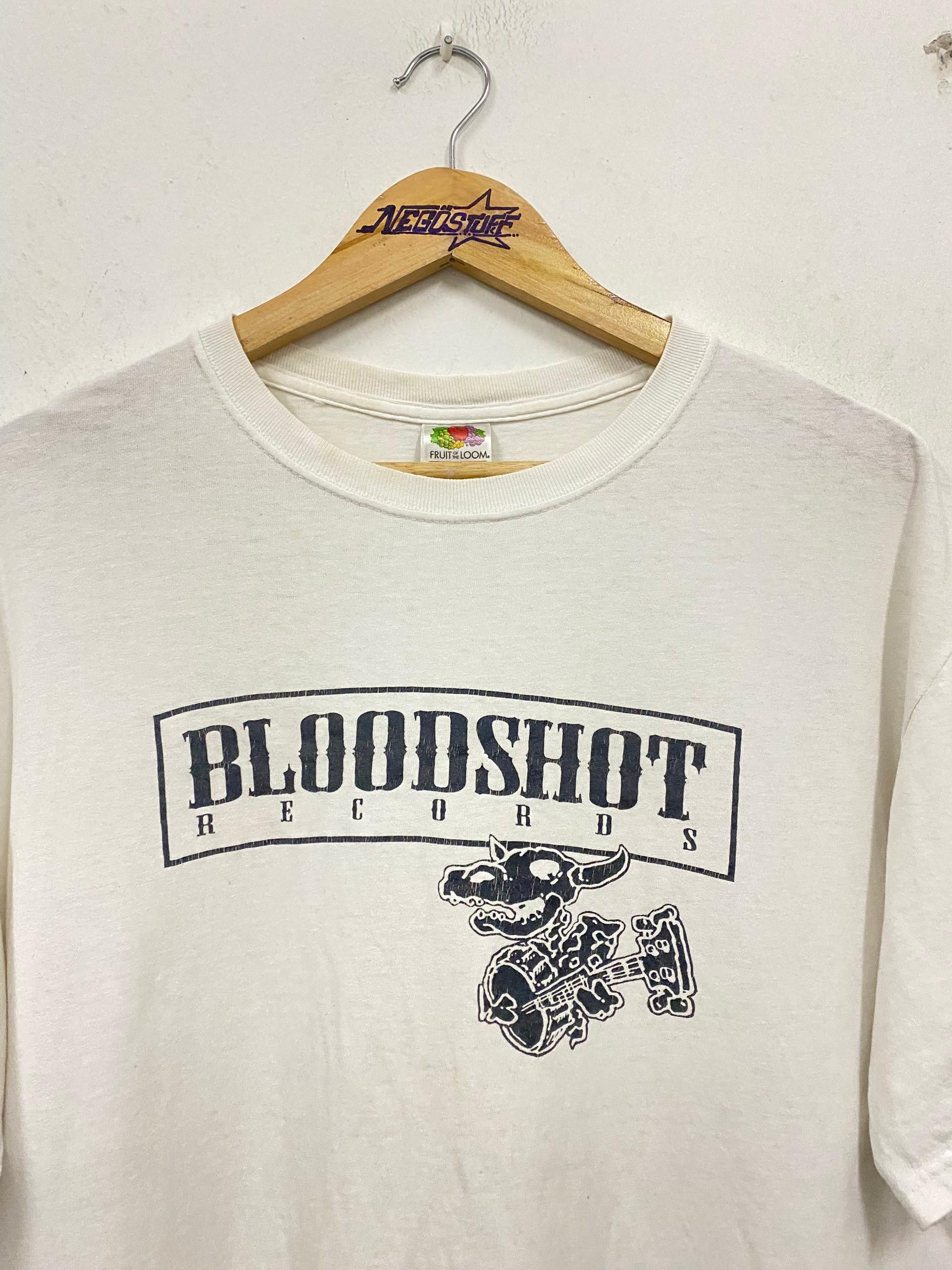 Vintage Vintage 90s Bloodshot Records promo t shirt Size US L / EU 52-54 / 3 - 2 Thumbnail