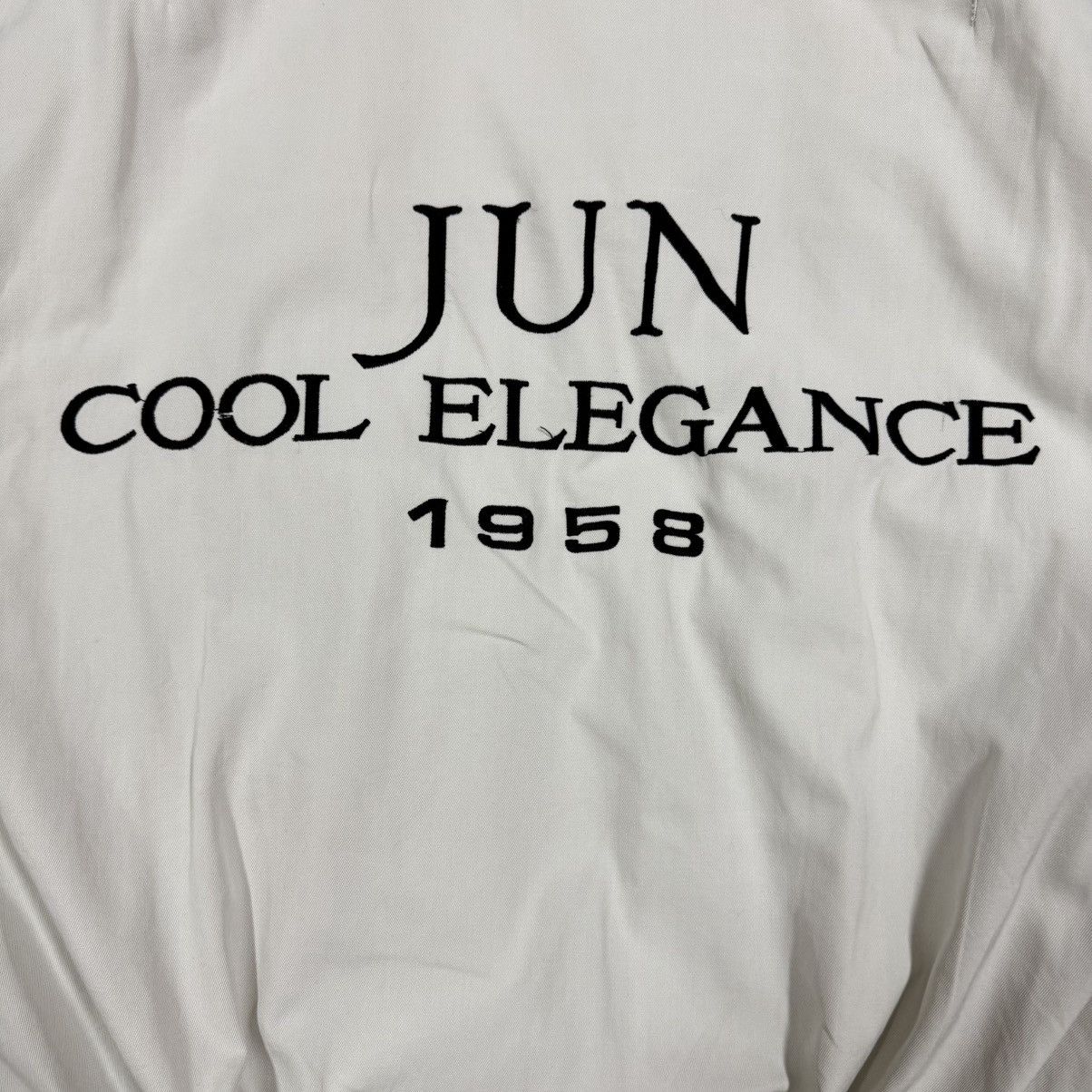 If Six Was Nine Vtg🔥Jun Men Designer Embroidery *JUN COOL ELEGANCE*Bomber Size US M / EU 48-50 / 2 - 13 Thumbnail