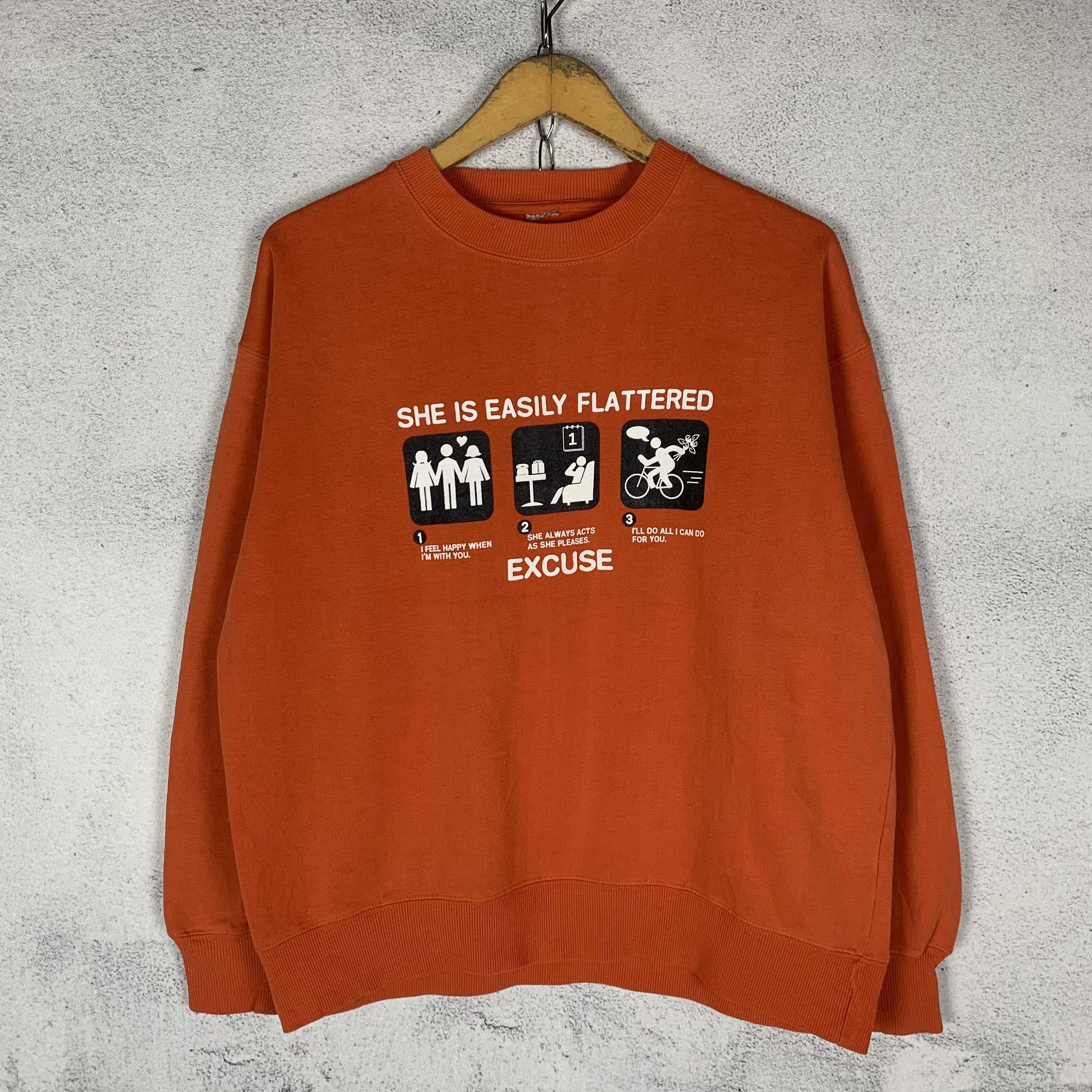 Vintage Parody Skate Poem Streetwear Sweatshirt Crewneck Size US M / EU 48-50 / 2 - 1 Thumbnail