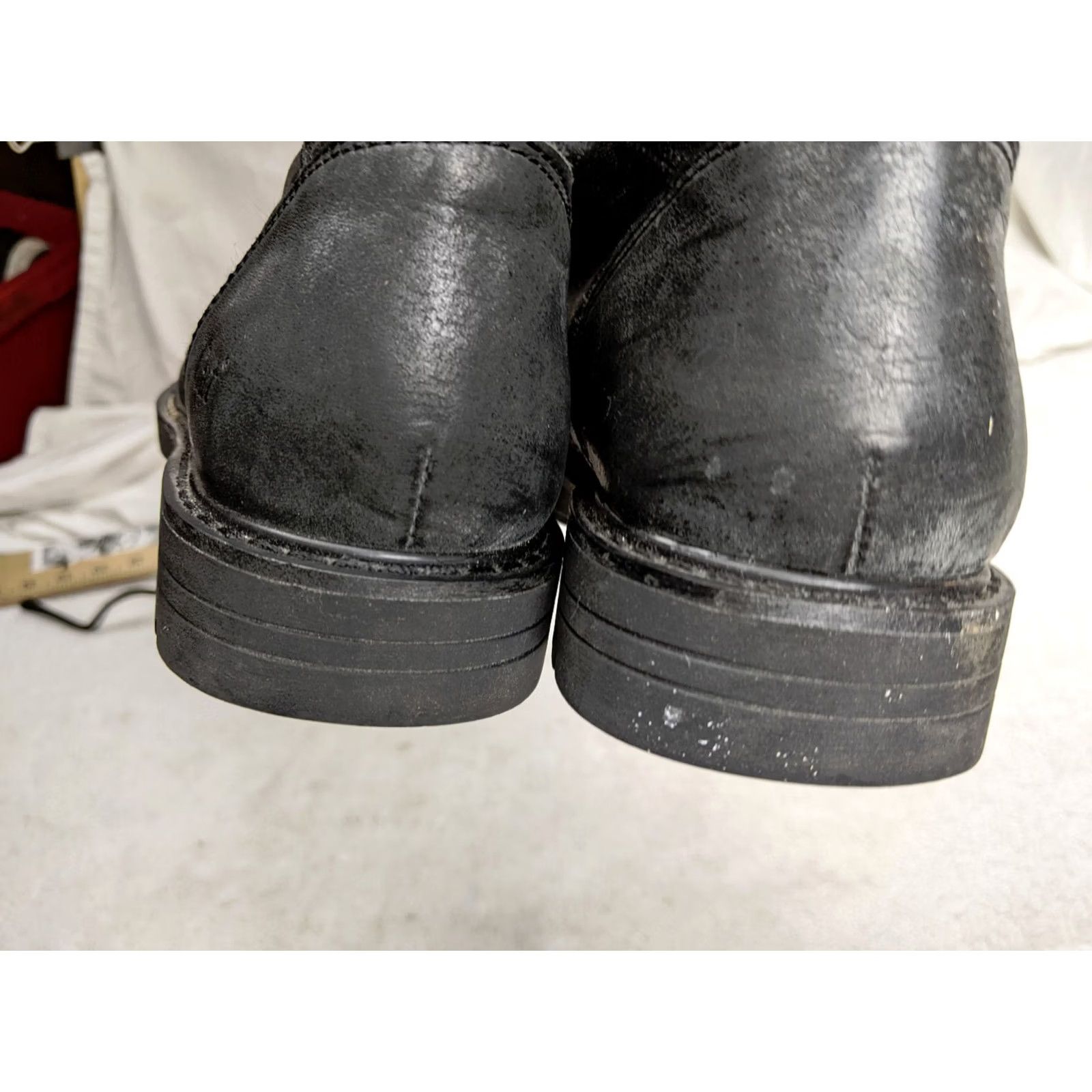Caterpillar Cat Womens Boots Mid-Calf Lace Up Black 9 US 7 UK Leather Combat Goth Punk Caterpillar Womens Girl Mens Size US 7 / IT 37 - 7 Thumbnail