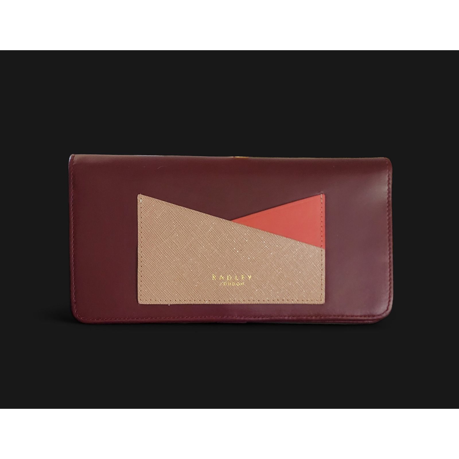 Unknown London Radley London LUXURY brand burgandy leather bi-fold wallet Size ONE SIZE - 1 Thumbnail