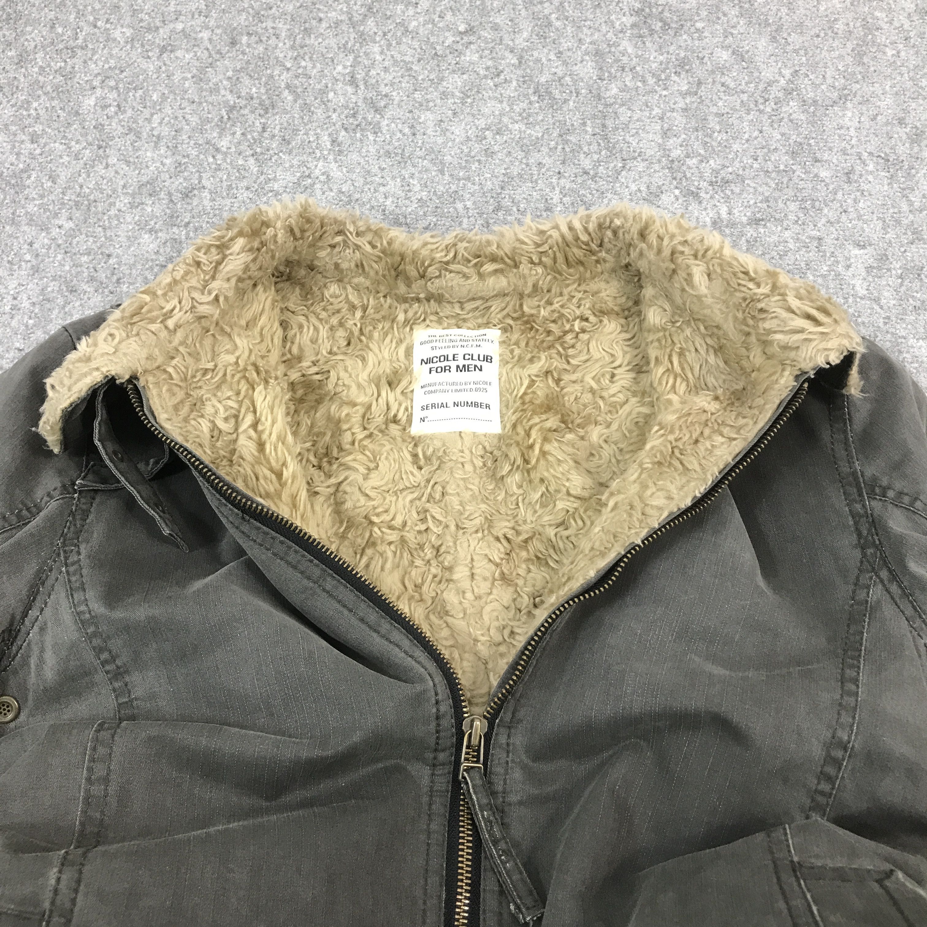 Japanese Brand × Nicole Club NICOLE CLUB FOR MEN SHERPA DESIGN JACKET Size US M / EU 48-50 / 2 - 7 Thumbnail