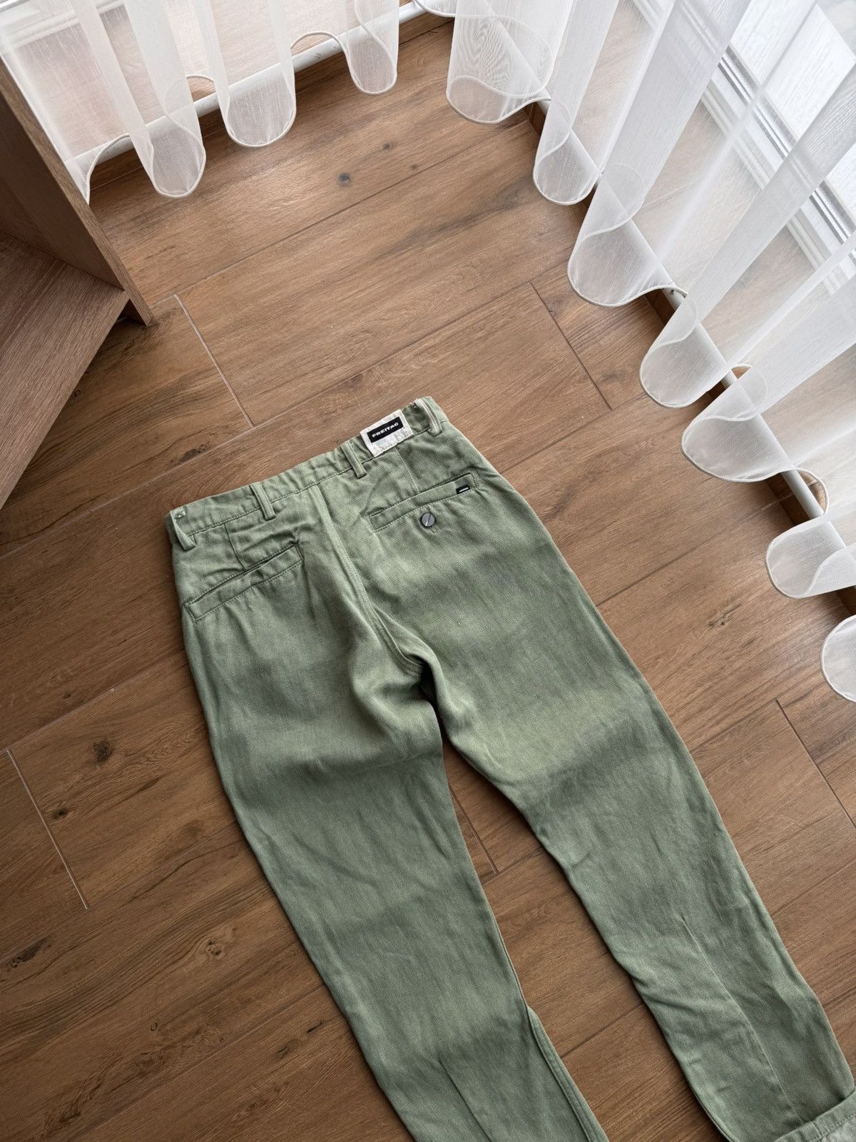 Freitag × Vintage Vintage Freitag E550 Indigo Green Selvedge Workwear Pants Size US 28 / EU 44 - 11 Thumbnail
