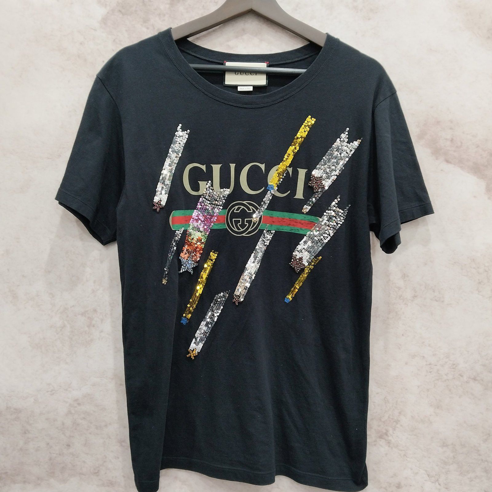 Gucci Gucci Sequin T-Shirt Size XS Size XS / US 0-2 / IT 36-38 - 1 Thumbnail