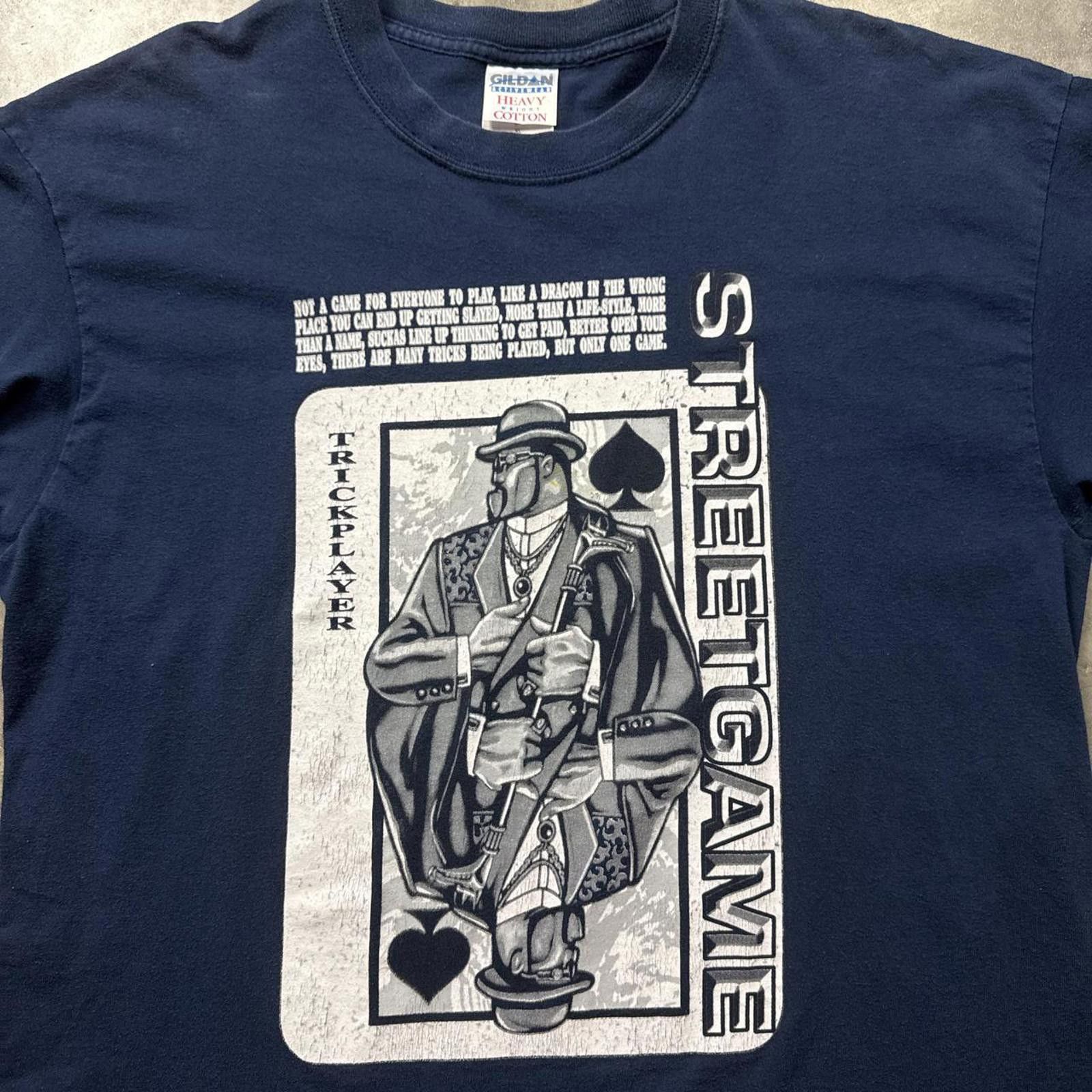 Tultex Street Game Tultex 1990s Video Game Blue Graphic T-Shirt Size US XL / EU 56 / 4 - 3 Thumbnail