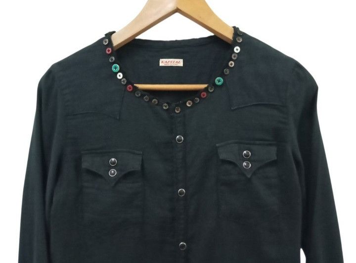 Kapital Kapital Japan Button-Trim Western Pearl Snap Shirt Size US S / EU 44-46 / 1 - 2 Thumbnail