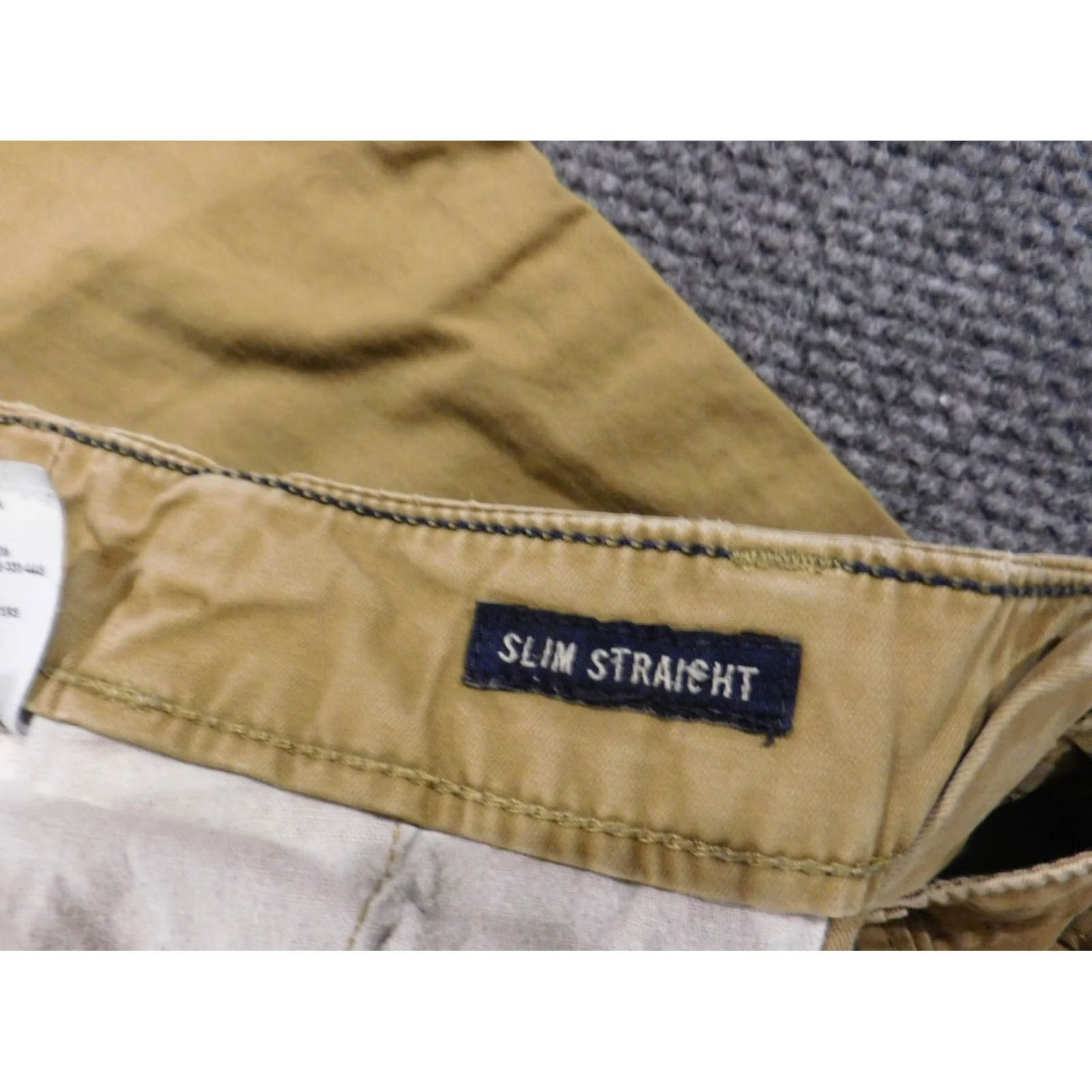 American Eagle Outfitters American Eagle Outfitters Pants Men 29x28 Beige Slim Straight Chino Canvas Relaxed Straight 33 Inseam Vintage No Nat Size US 29 - 3 Thumbnail