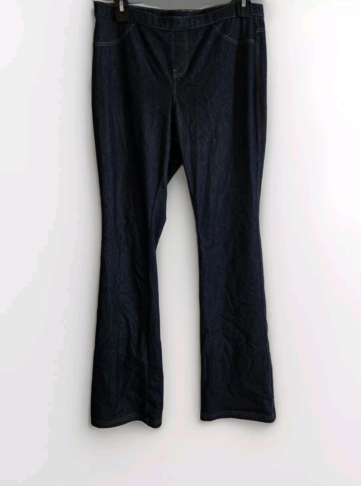 Other Vera Wang "Jeans" Flared Jeggings Womens Medium Elastic Wais Size 32" / US 10 / IT 46 - 1 Thumbnail
