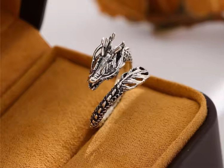 Jewelry Dragon Adjustable Ring Size ONE SIZE - 1 Thumbnail