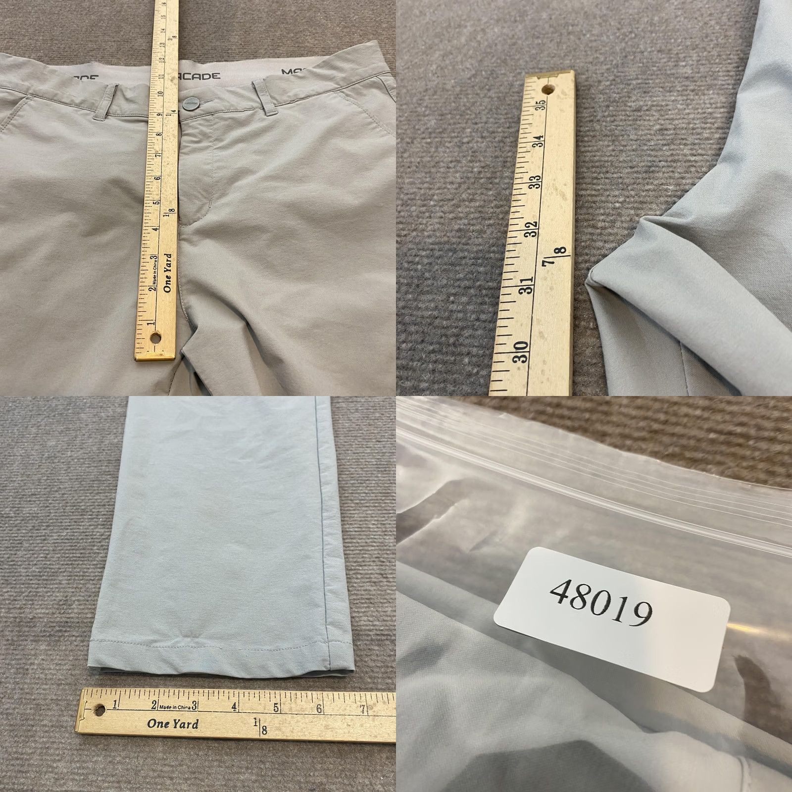Vintage Macade Pants Mens 34 Gray Golf Slim Fit Stretch Nylon Spandex Size US 34 / EU 50 - 9 Thumbnail