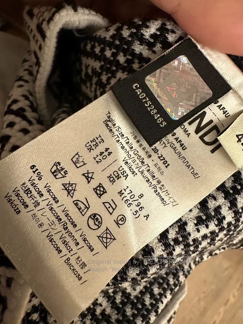 Fendi Fendi Dress, black and white Size M / US 6-8 / IT 42-44 - 3 Thumbnail