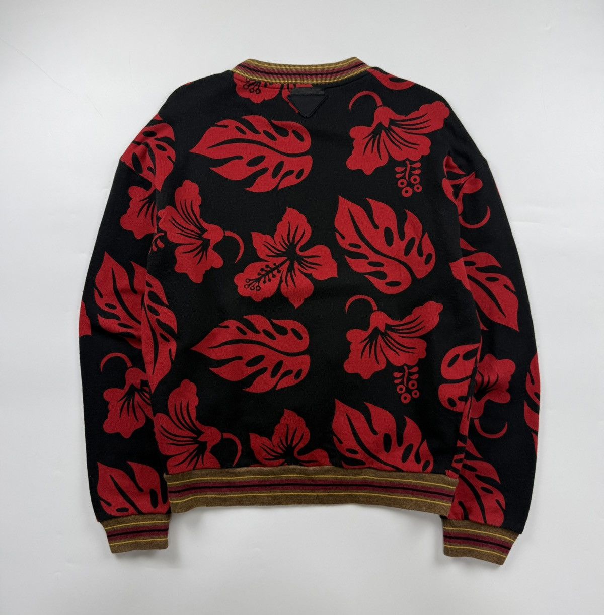 Prada Prada S/S’14 Hibiscus Dane DeHaan Sweatshirt Size US S / EU 44-46 / 1 - 3 Thumbnail