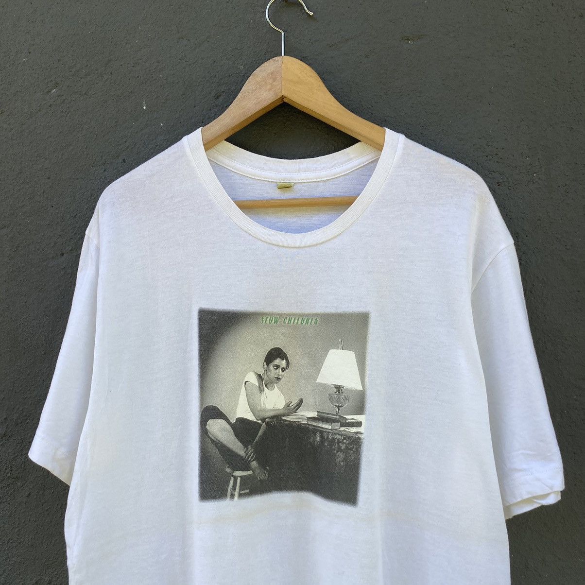 Band Tees Vintage Slow Children New Wave Pop Band ERD GRUNGE GRAIL TEE Size US XL / EU 56 / 4 - 1 Thumbnail