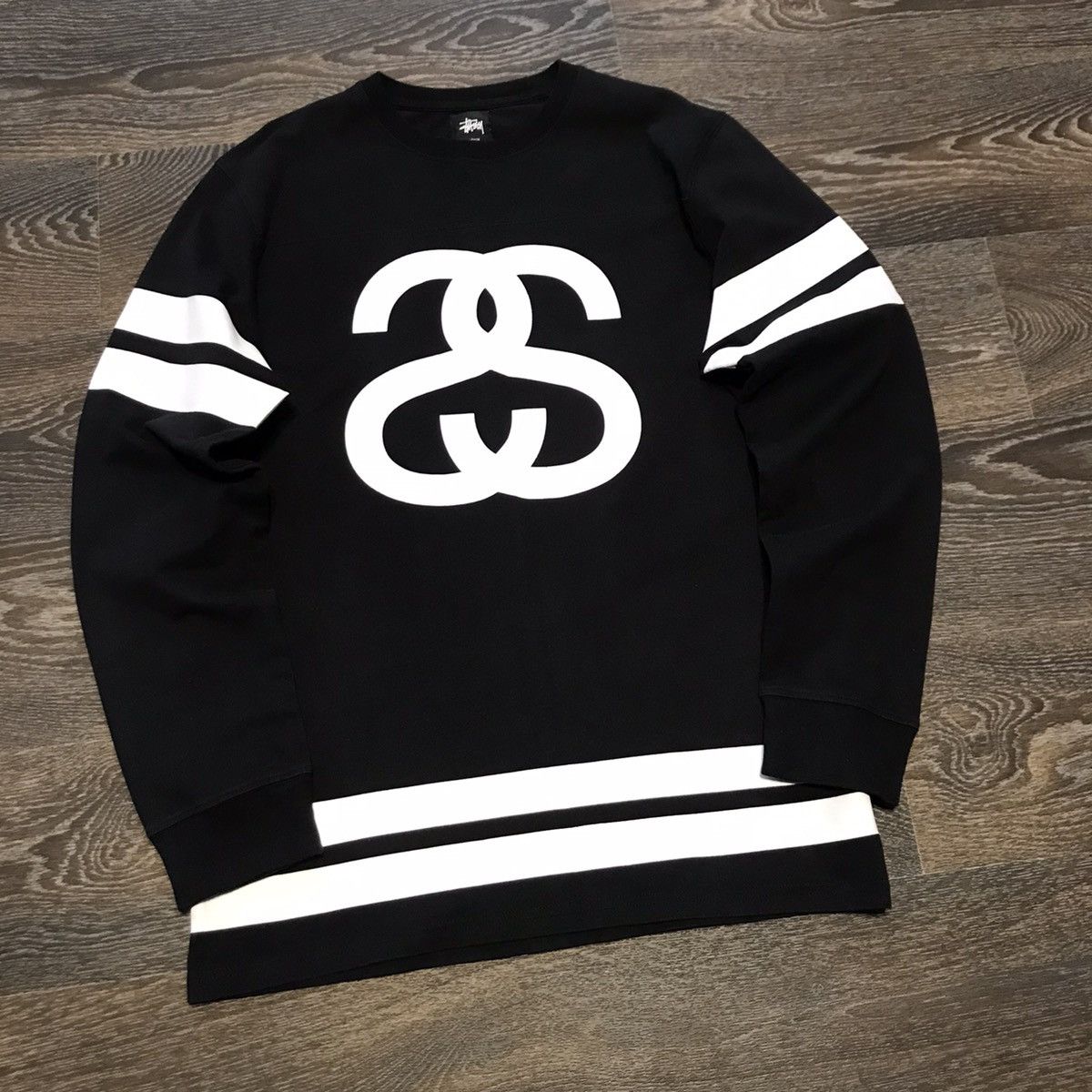 Stussy × Vintage Stussy Big Logo Mens Sweatshirt Size M-S Size US M / EU 48-50 / 2 - 4 Thumbnail