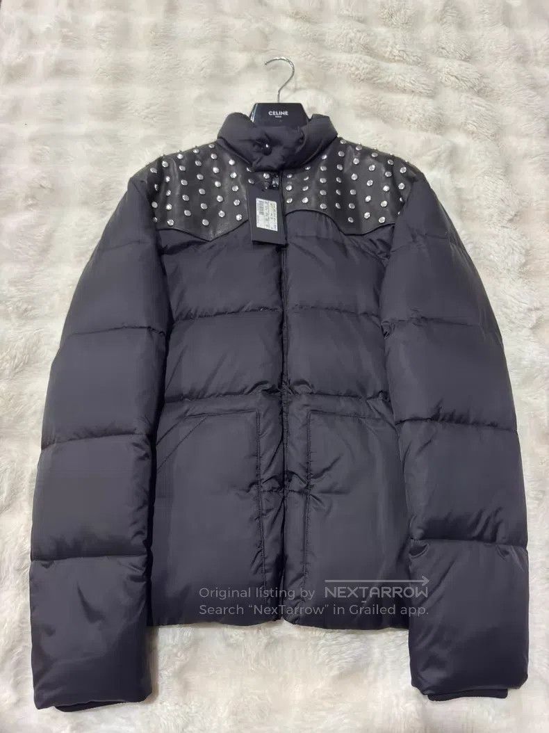 Saint Laurent Paris Saint Laurent Paris Studded Leather Padded Jacket Size US M / EU 48-50 / 2 - 1 Thumbnail