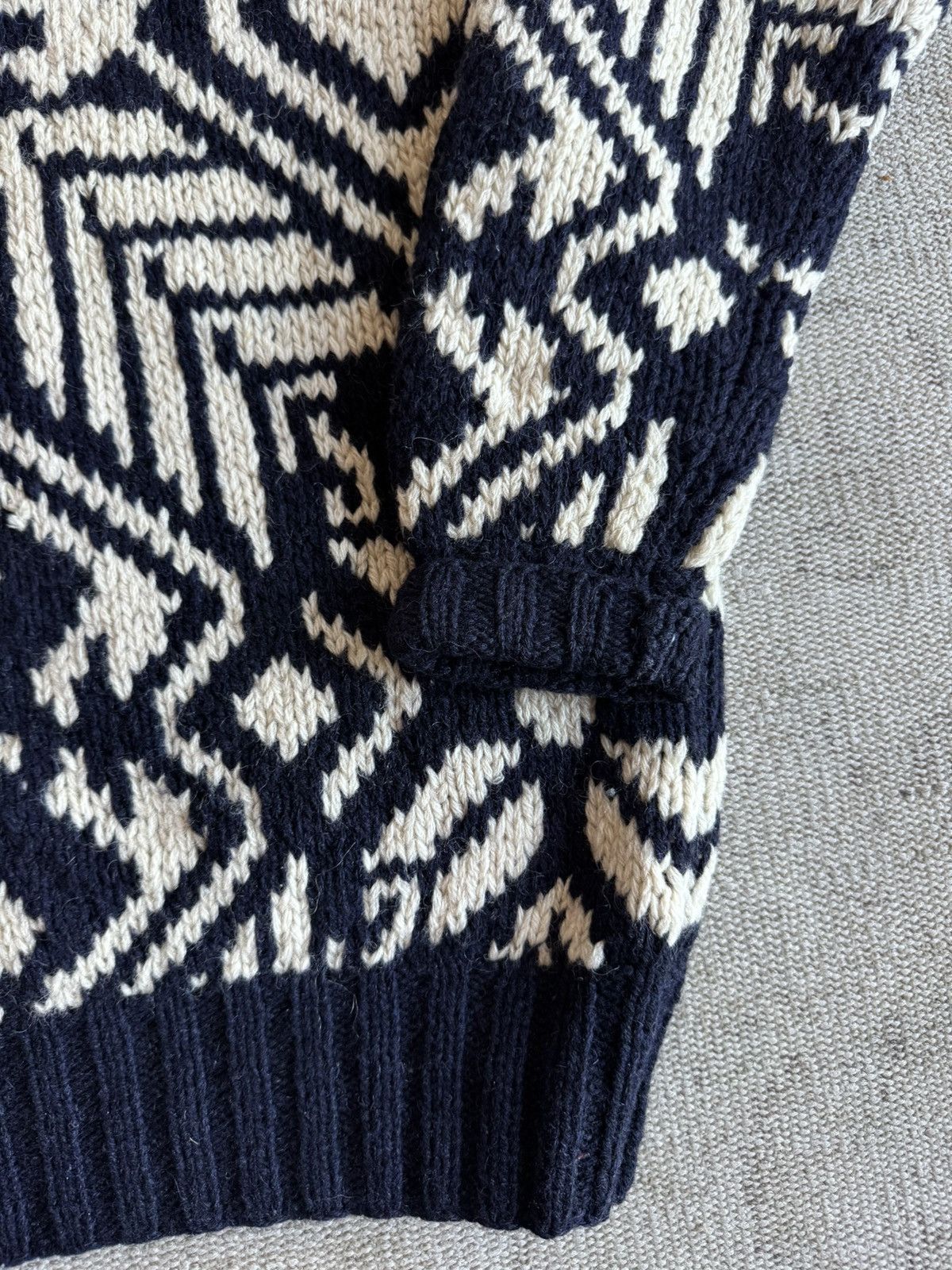 Ralph Lauren Vintage Ralph Lauren hand knit Nordic wool sweater 80s M Size US M / EU 48-50 / 2 - 2 Thumbnail
