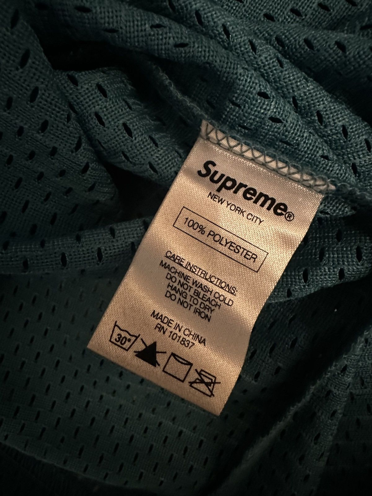 Supreme Teal supreme allstar basketball jersey SS15 Size US M / EU 48-50 / 2 - 8 Thumbnail