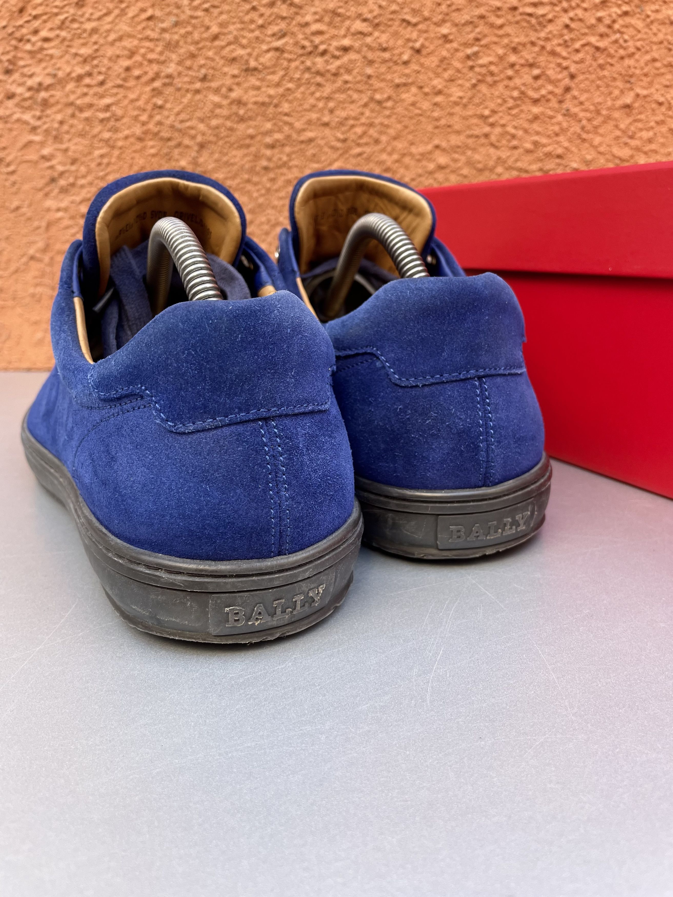 Bally Rare Bally Orivel Lace-Up blue suede sneakers size 43 Size US 10.5 / EU 43-44 - 6 Thumbnail