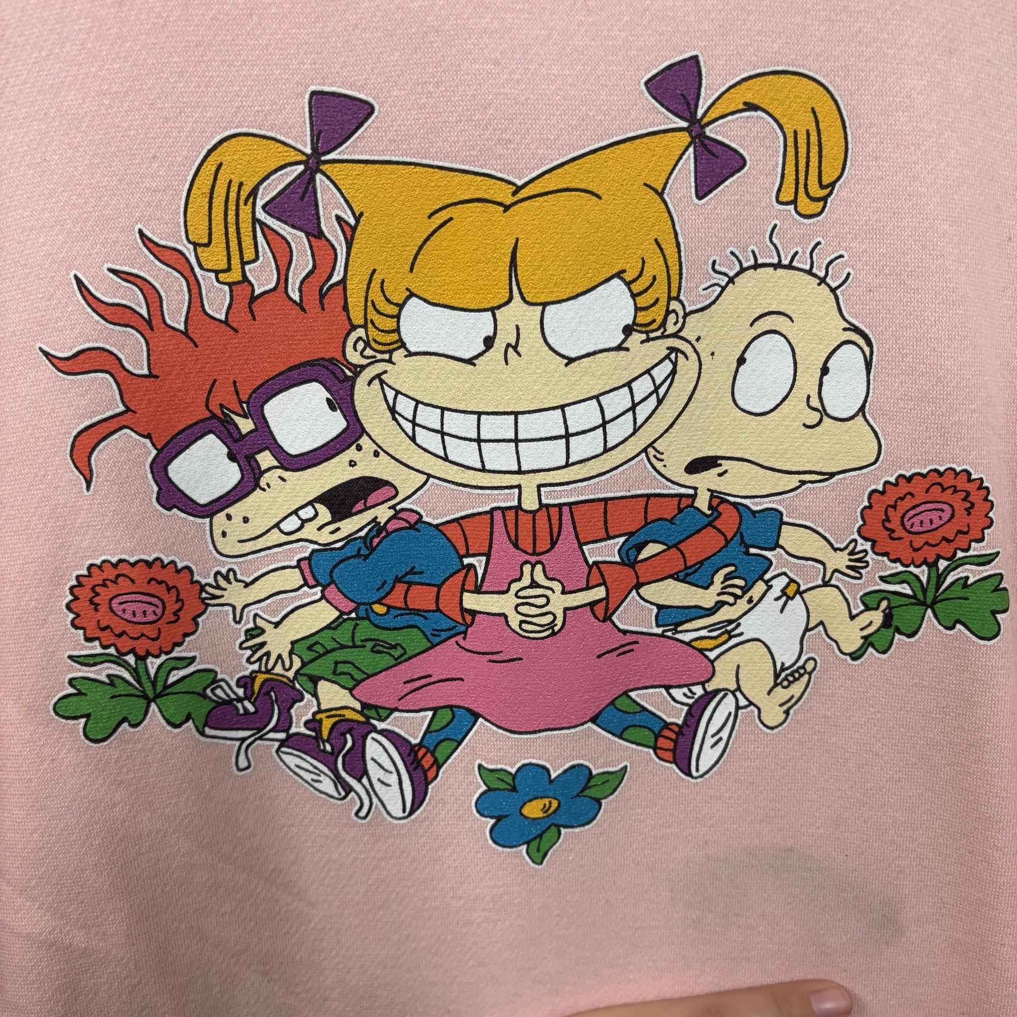 Nickelodeon Rugrats Neff Pink Hoodie Pullover Medium Size US M / EU 48-50 / 2 - 3 Thumbnail