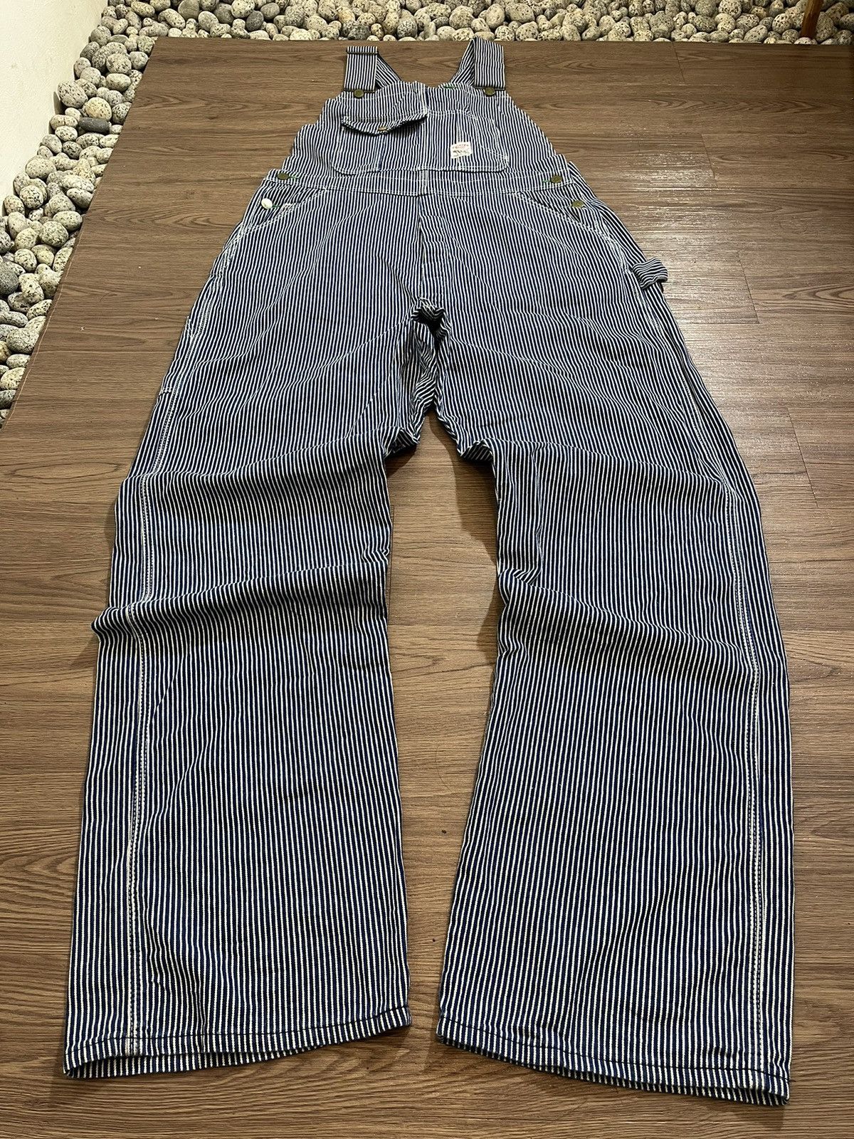 Pointer × Vintage Pointer Vintage Hickory Stripe Carpenter Overalls Size US 36 / EU 52 - 5 Thumbnail