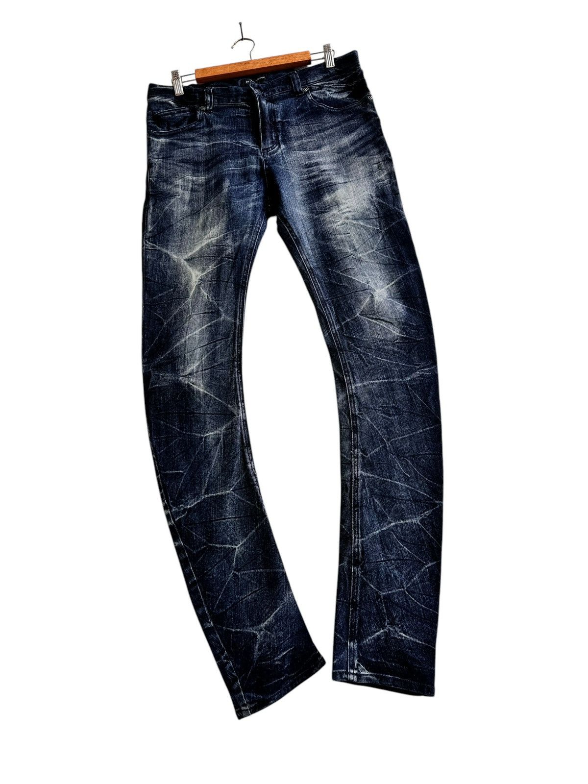 semanticdesign 🔥Vintage Japanese Brand Semantic Design Curve Leg slim Jeans Size US 31 - 3 Thumbnail