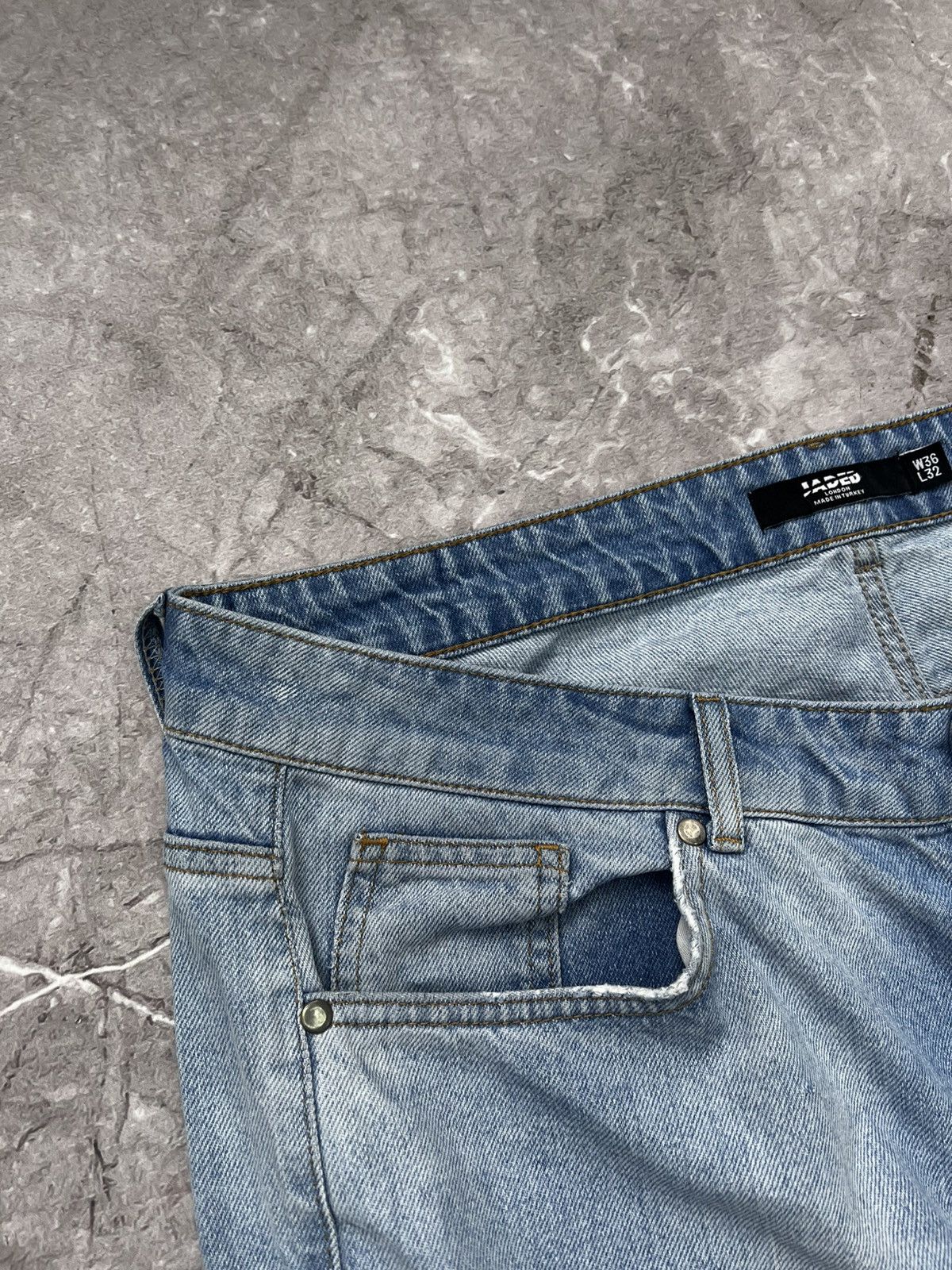 Jaded London × Japanese Brand Jeans Jaded London Distressed Denim Japanese Blue Size US 36 / EU 52 - 9 Thumbnail
