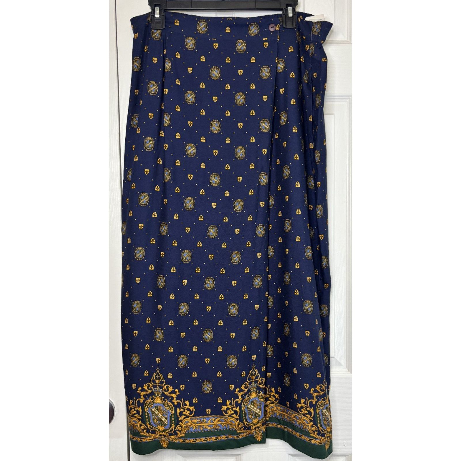 Pendleton Vintage Pendelton Classic skirt blue and gold patterned Size 36" / US 14 / IT 50 - 1 Thumbnail