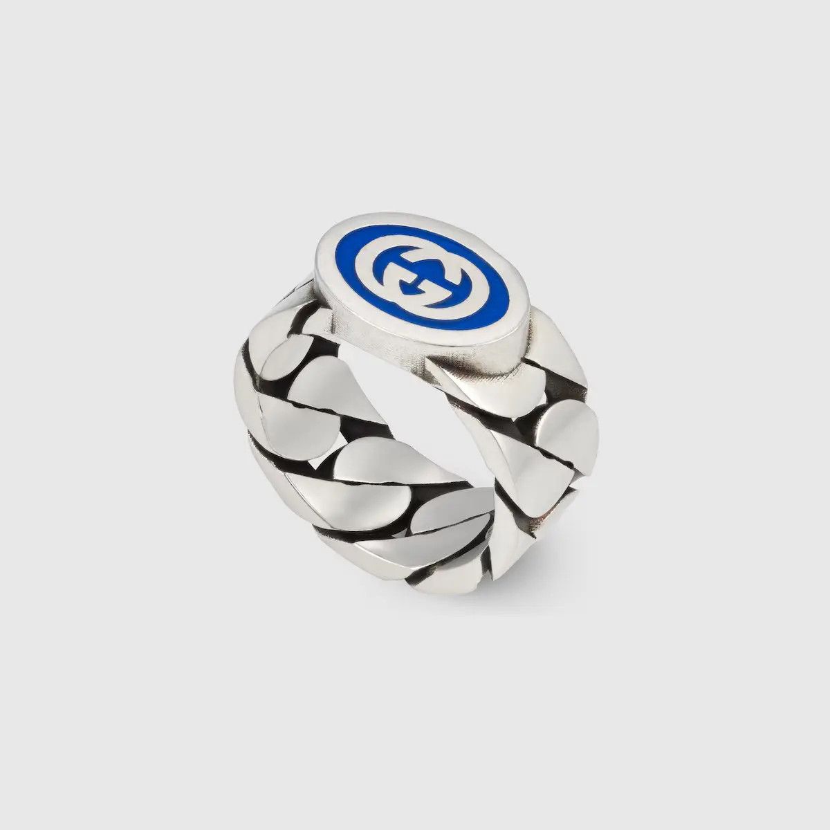 Gucci oc11z0126 Size: 12 / Interlocking Enamel Ring In Multi Color Size ONE SIZE - 2 Thumbnail