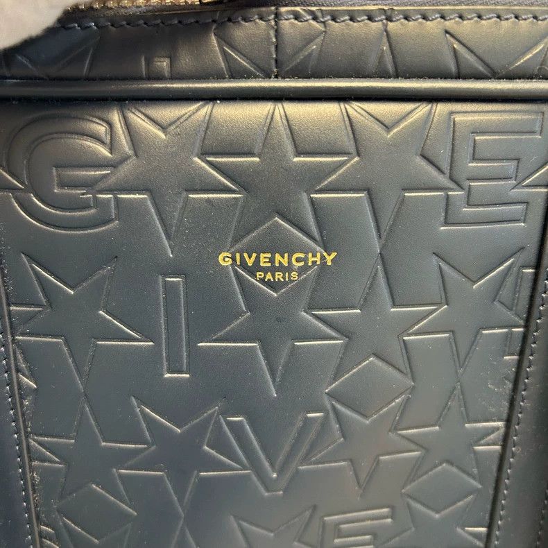 Givenchy Black Star Pattern Briefcase 2506-Nextarrow