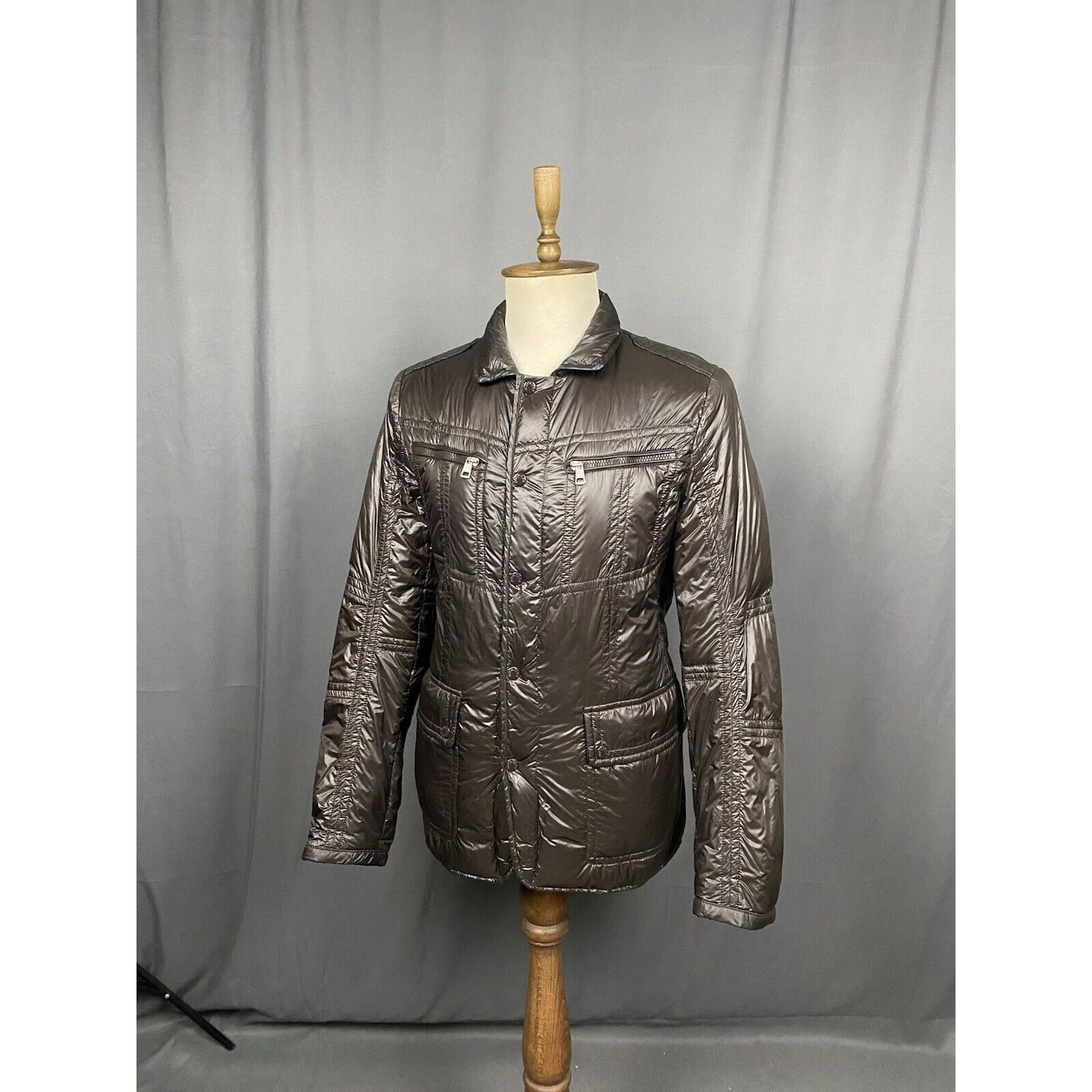 Moncler Moncler Gaetan Giubbotty Men's Brown Down Insulated Sportcoa Size US L / EU 52-54 / 3 - 4 Thumbnail