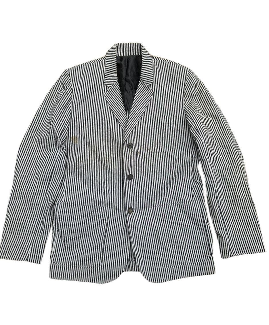 A.P.C. Vtg🔥A.P.C Striped Blazer Coat Jacket Size 38R - 1 Thumbnail