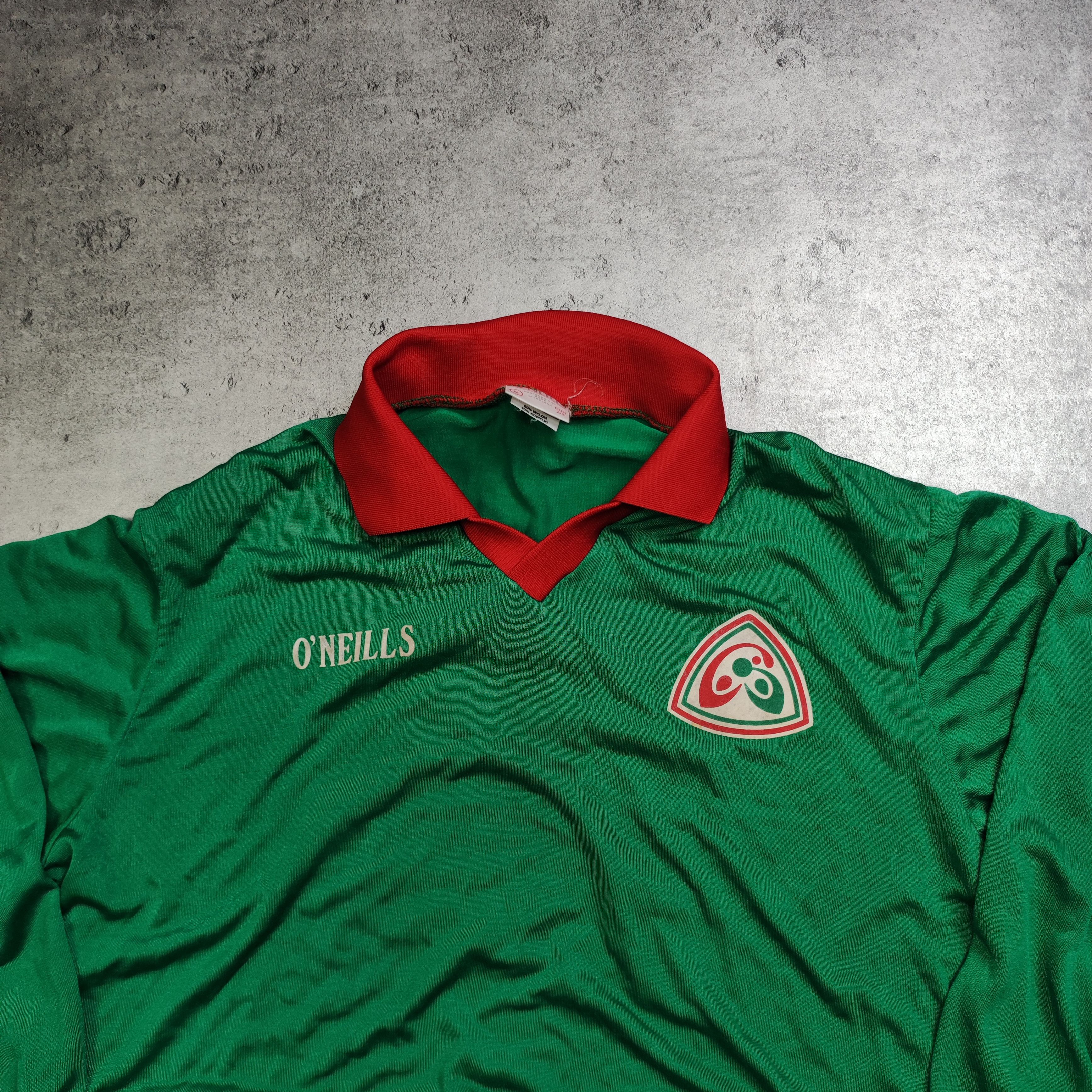 Vintage RARE Abbeylara FC Football #13 Match 80s Long Jersey Size US M / EU 48-50 / 2 - 3 Thumbnail