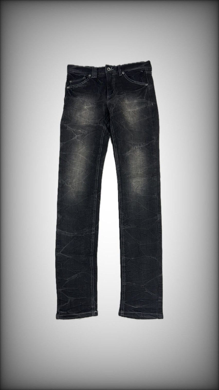 semanticdesign 🔥SEMANTIC DESIGN STONE WASH DENIM PUNK Size 30" / US 8 / IT 44 - 1 Thumbnail