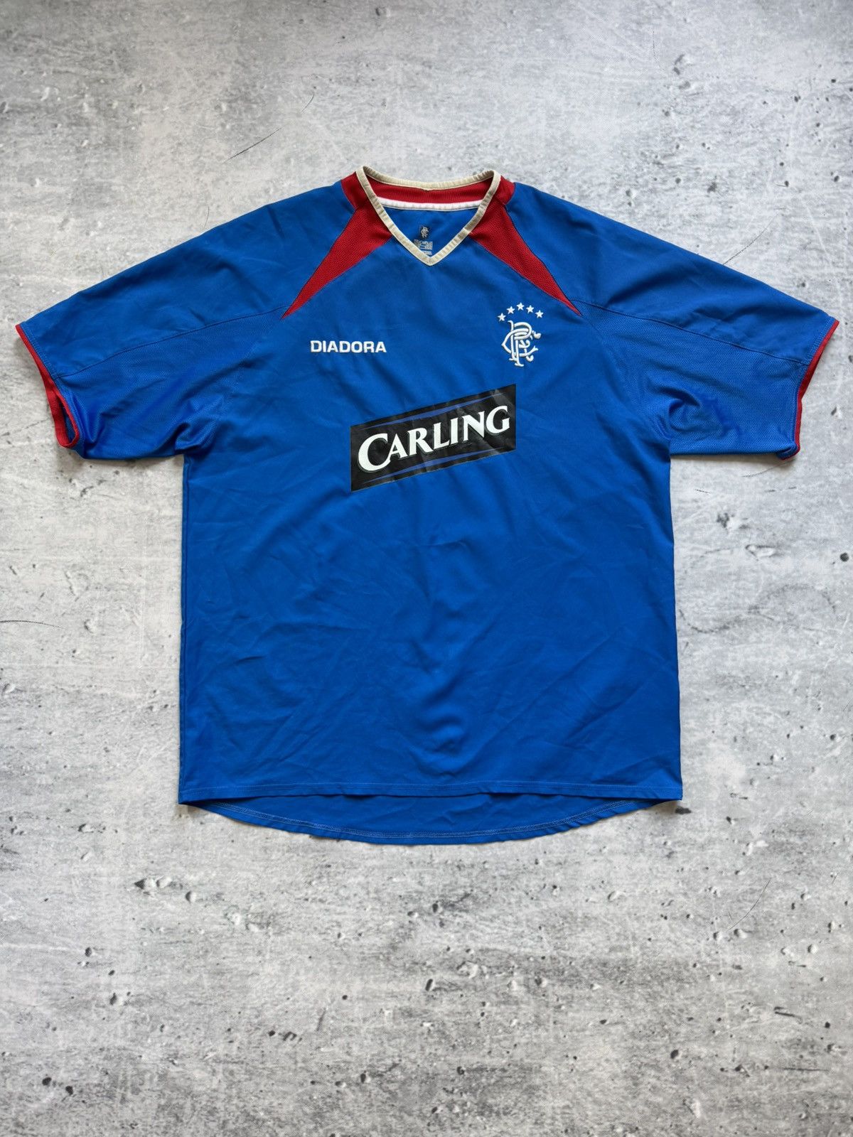 Diadora × Vintage Diadora vintage jersey football soccer tee Carling hype Size US XL / EU 56 / 4 - 1 Thumbnail
